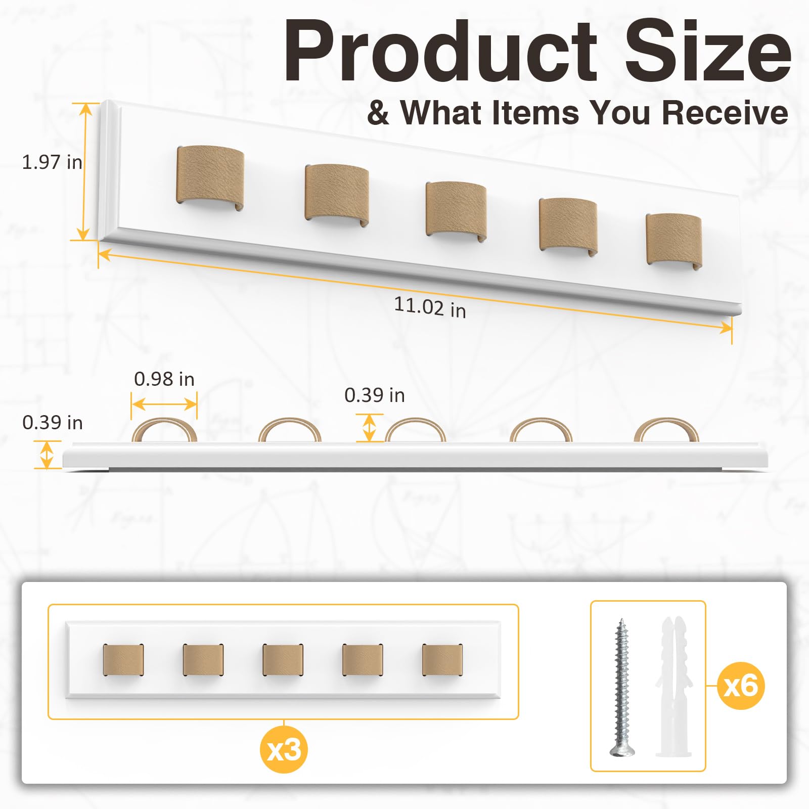 Durmmur 3 Pack Sunglass Organizer, Wall Mounted Sunglasses Organizer, Wooden Glasses Holder Sunglass Holder, Sunglasses Rack For