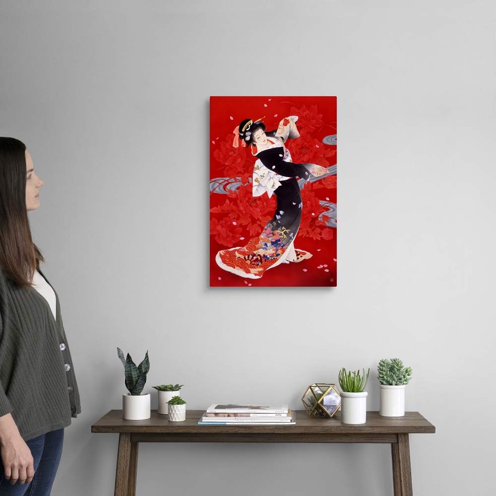 Canvas On Demand Hien Canvas Wall Art Print By Haruyo Morita, Figurative, Home Decor, Beauty Artwork, 16''X24''