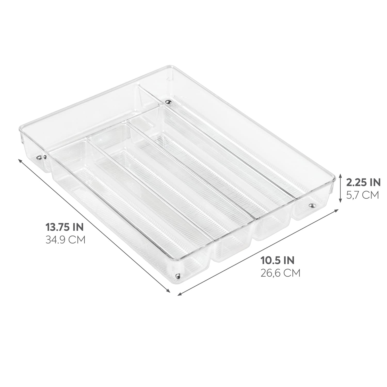 CUTLERY TRAY LINUS CLR (Pack of 1)