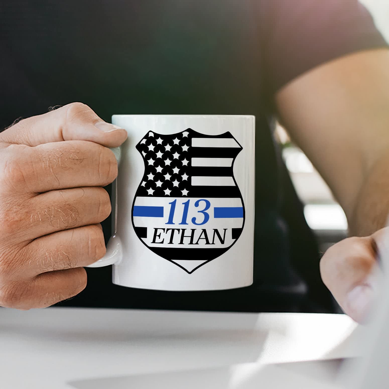 Police Novelty Cup, Custom Police Coffee Mug, Personalized Police Officer Mug, Officer Mug, Policeman Mug, Gifts For Cop, Police