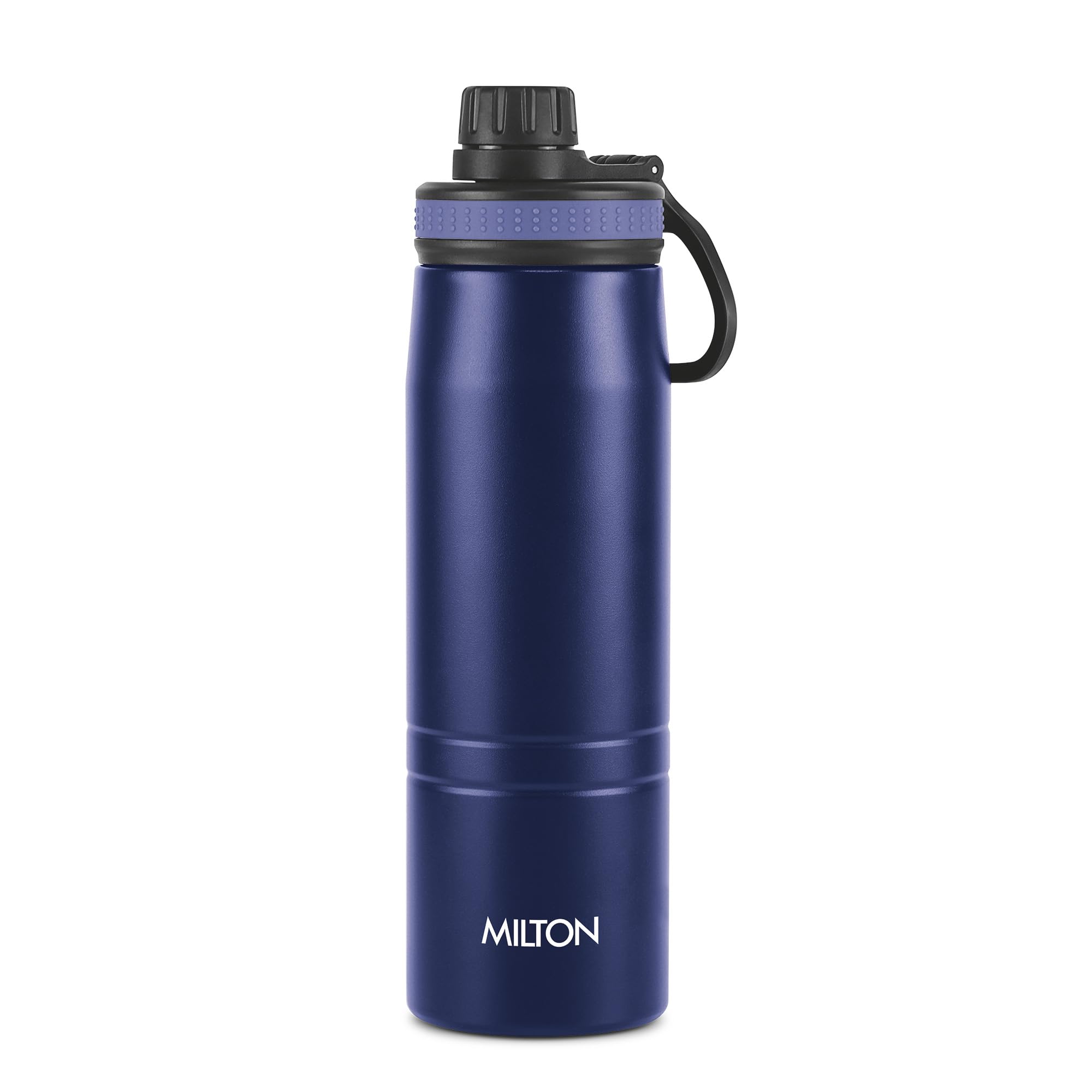 Milton Sparkle 600 Thermosteel Insulated Water Bottle, 625 ml, Blue | Hot and Cold | Leak Proof | Office Bottle | Sports | Home 