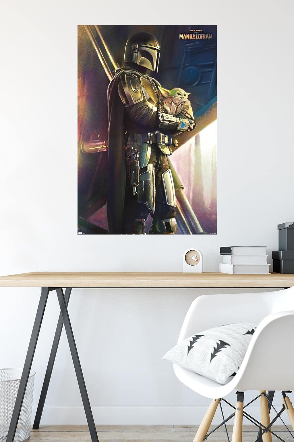 Trends International Star Wars: The Mandalorian - Held Wall Poster, 22.375'' X 34'', Unframed Version