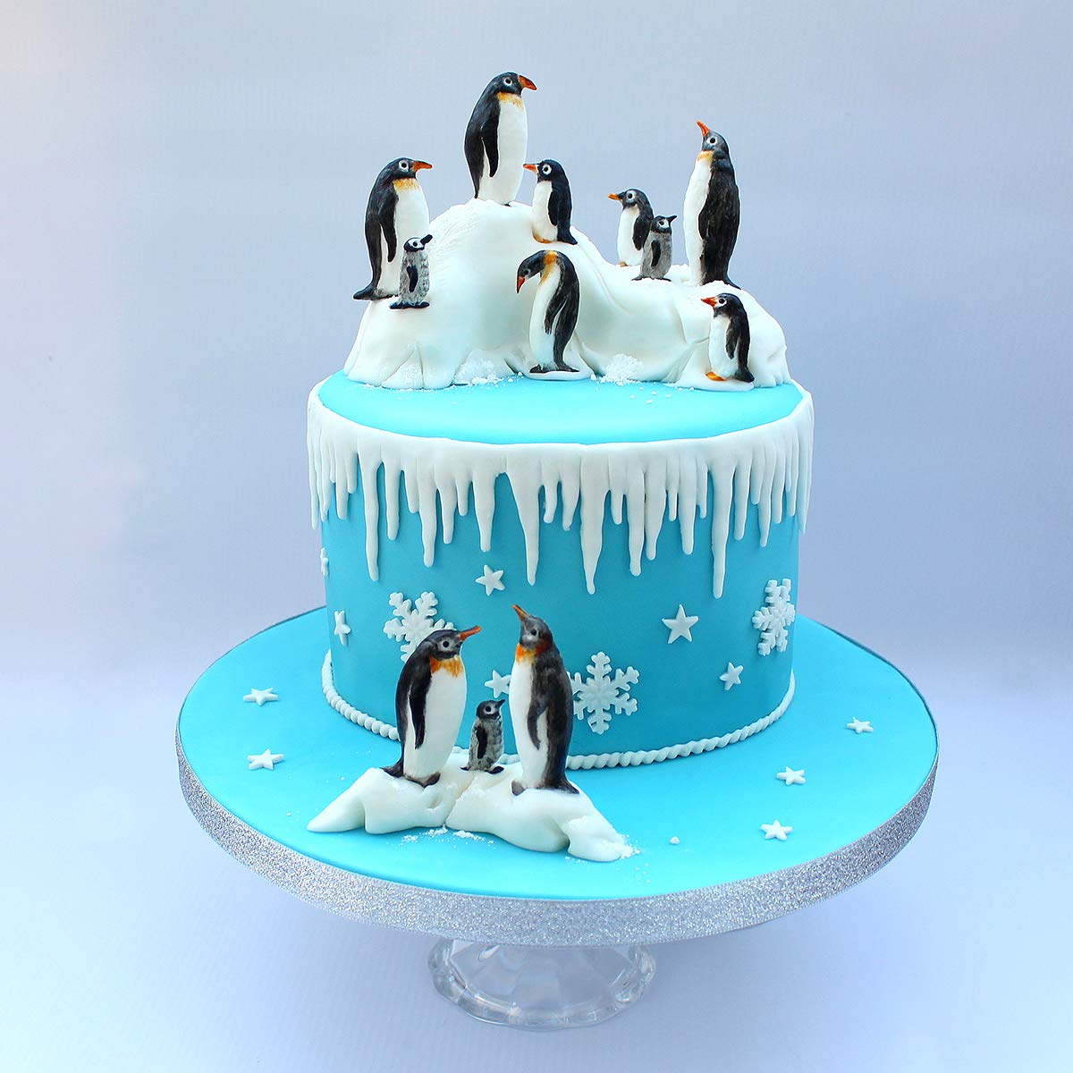 Katy Sue Penguin Family Silicone Mold For Cake Decorating & Crafts