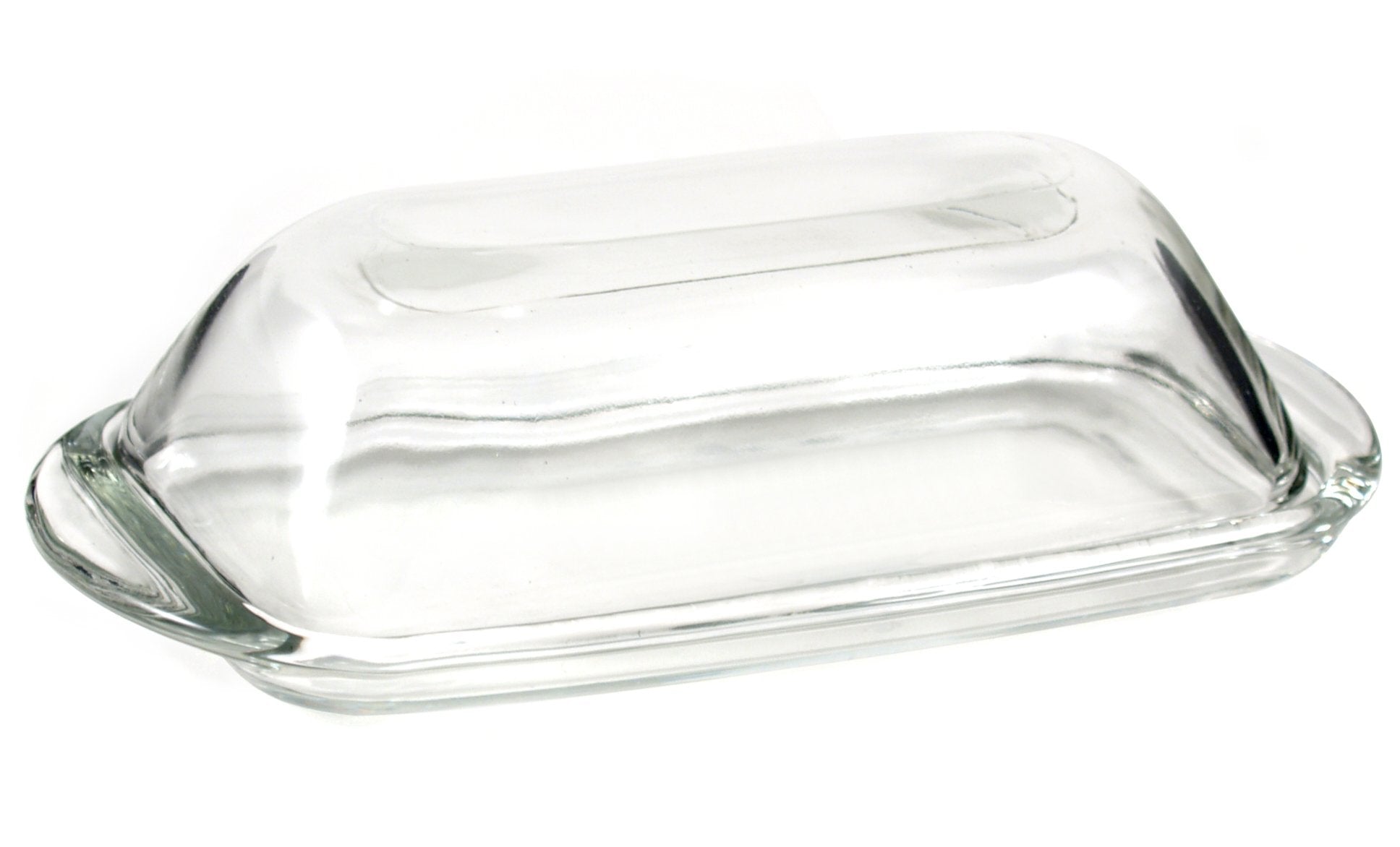 Anchor Hocking Glass Butter Dish With Cover, Single, Clear