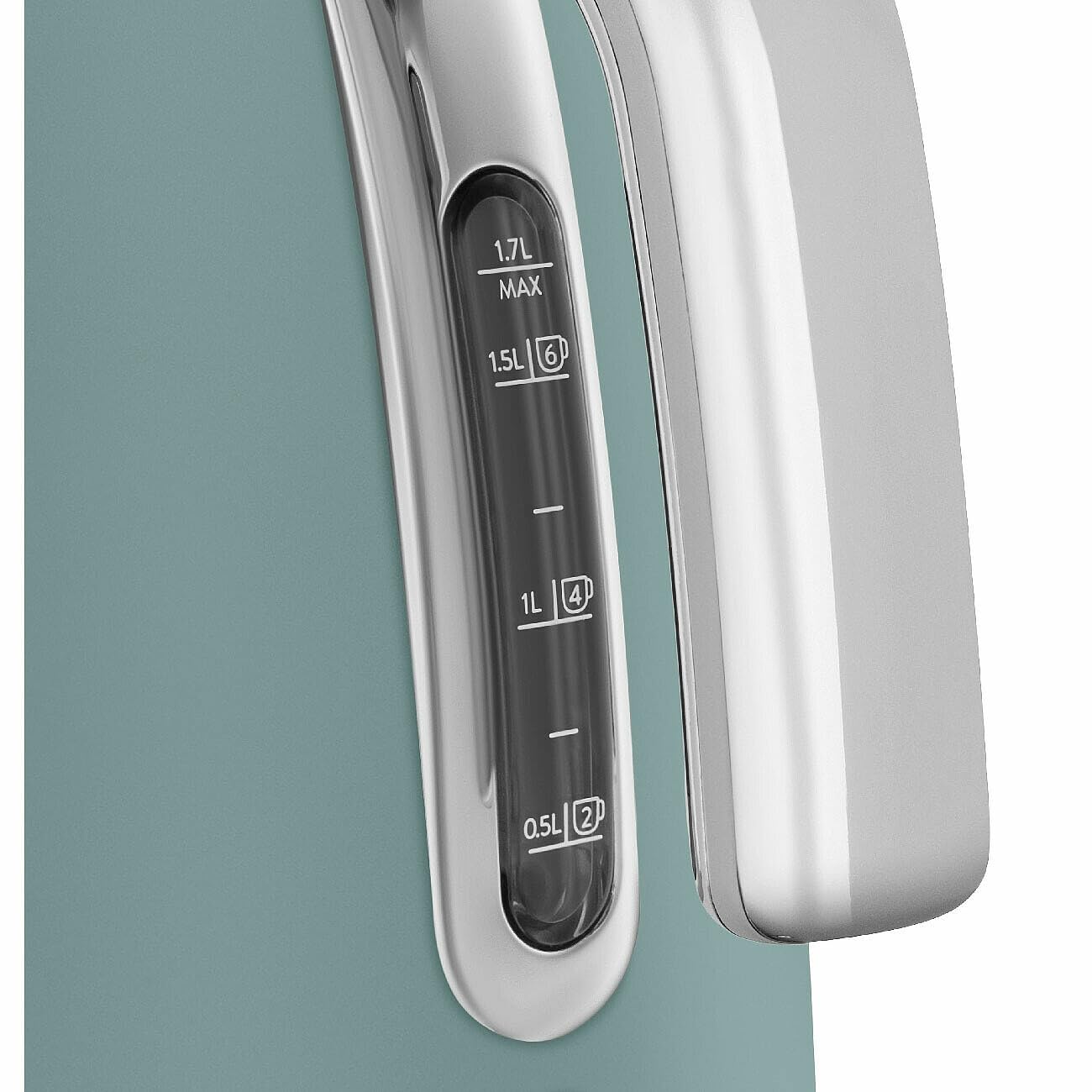 Smeg 50'S Retro Style 7-Cup Electric Water Kettle With Automatic Shutoff, Removable Base, And Water Indicator (Jade)