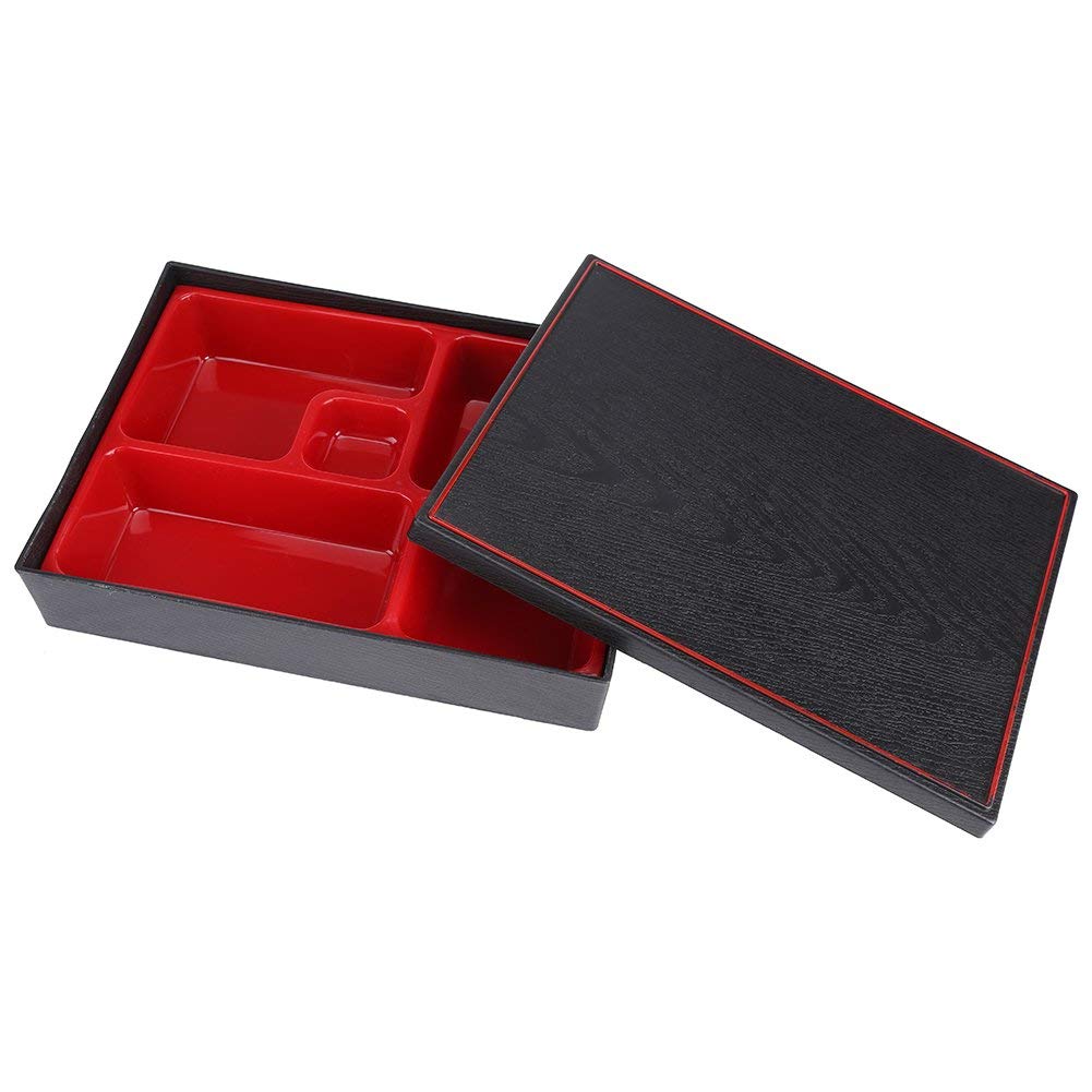 Duokon Japanese Style Lunch Box Portable Wood Bento Box Food Container Storage Box Office Picnic