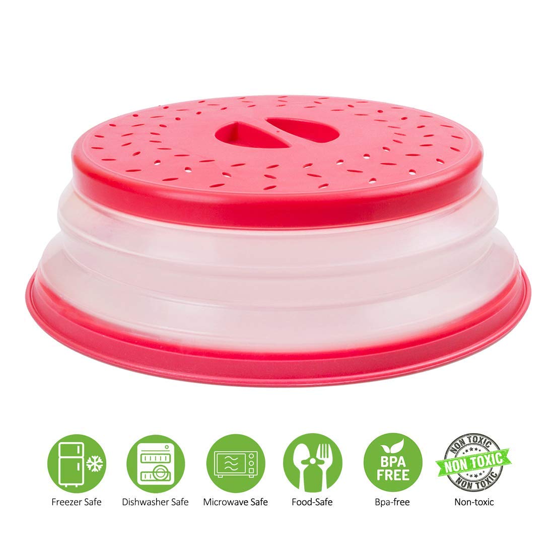 Silicone Folding Collapsible Microwave Cover Splatter Screen (1)