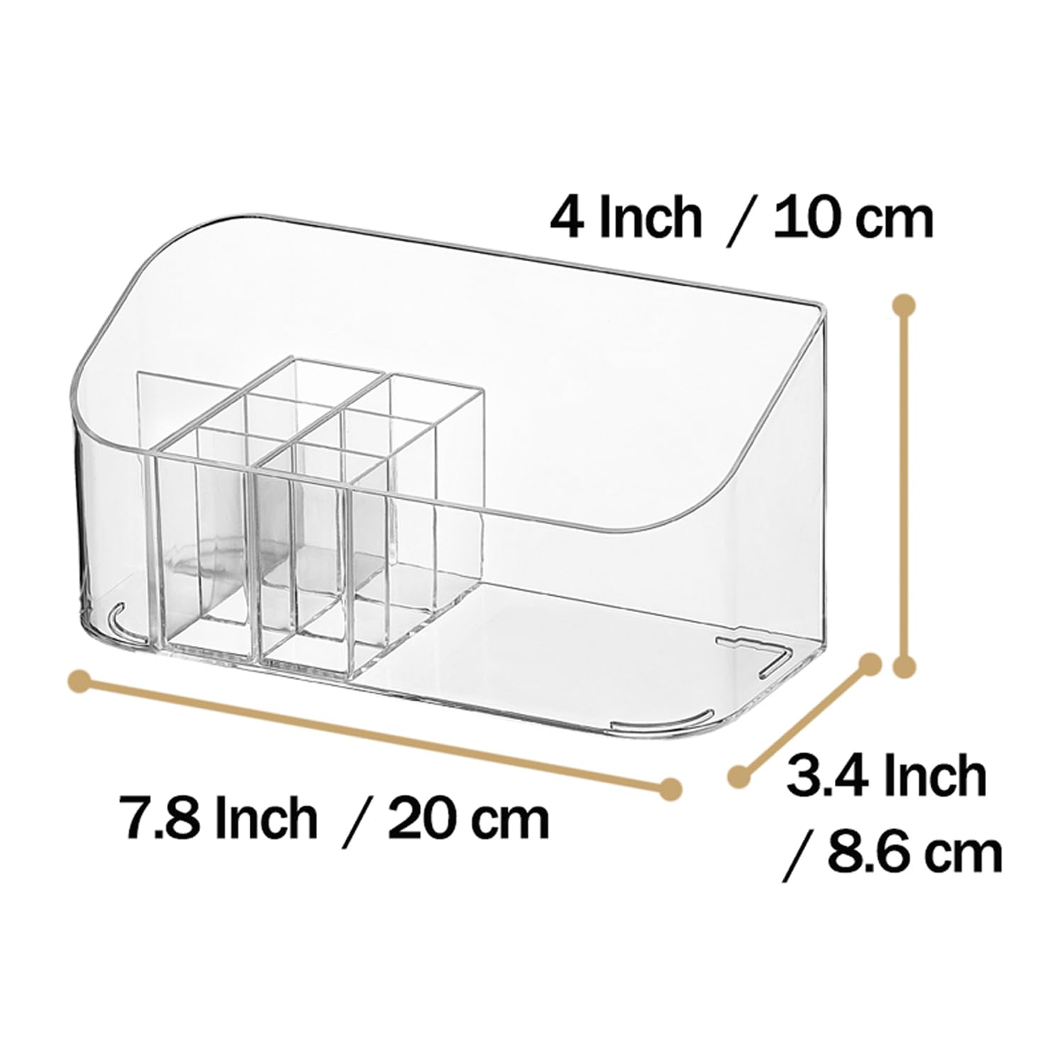 Mornite Bathroom Counter Shelf Vanity Trays, Makeup Organizer Tray With 9 Compartments, Trays Holders For Medicine Bathroom Cabi
