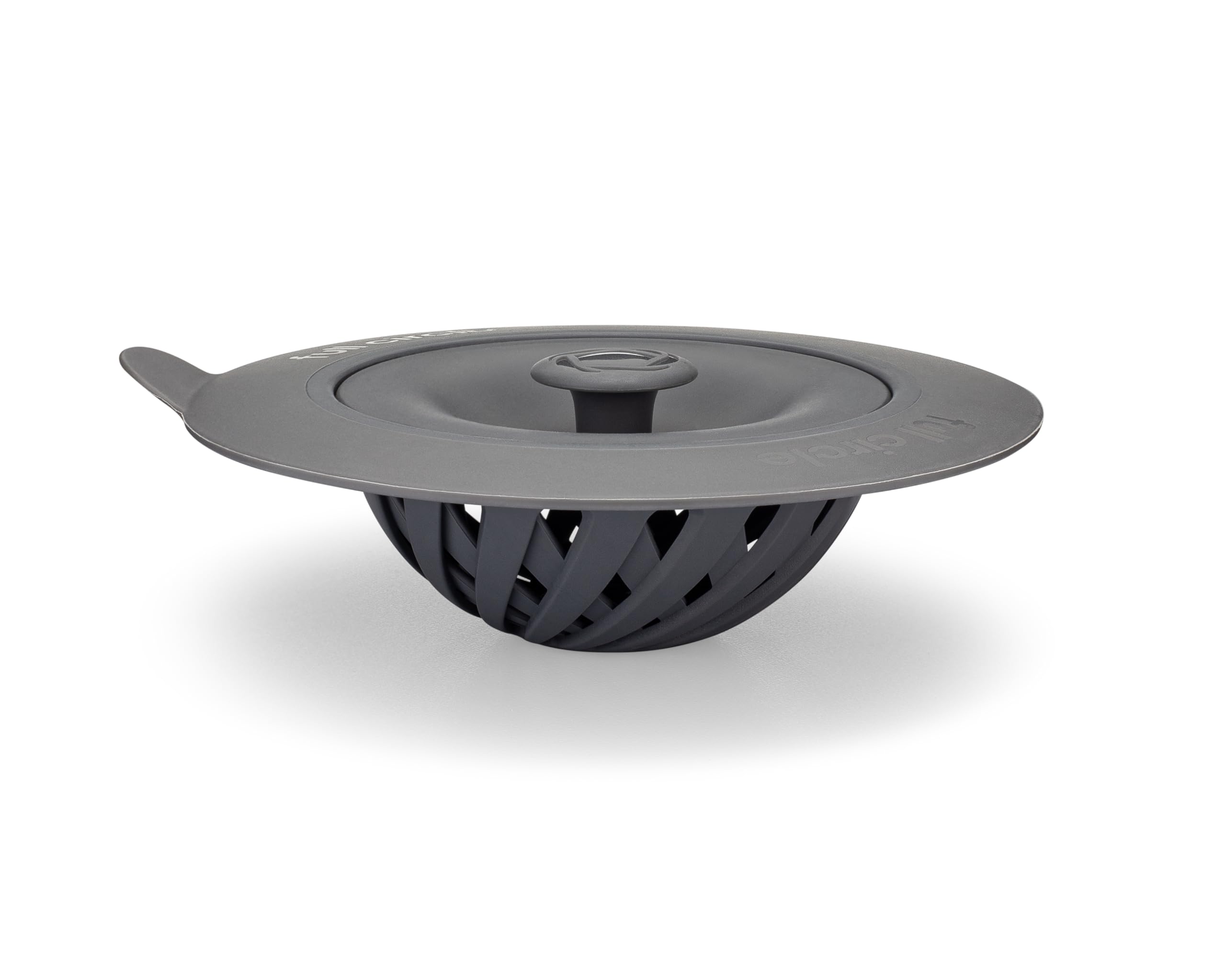 Full Circle Sinksational Sink Strainer With Stopper, Gray