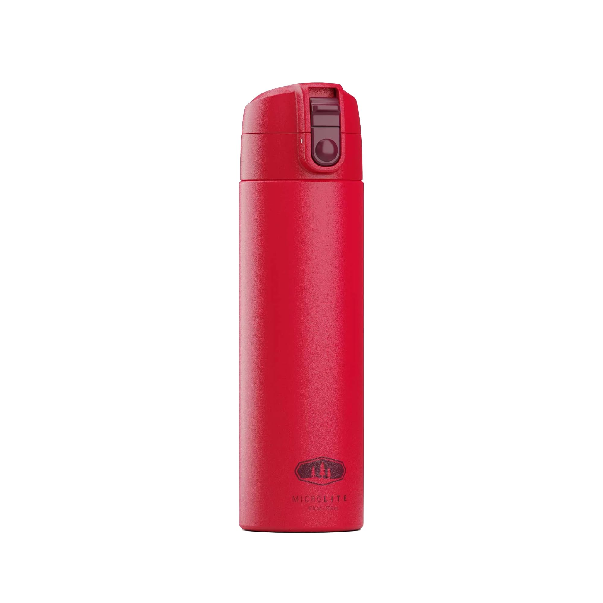 GSI Outdoors Microlite 500 Flip Insulated Bottle, 17 fl oz, Ruby