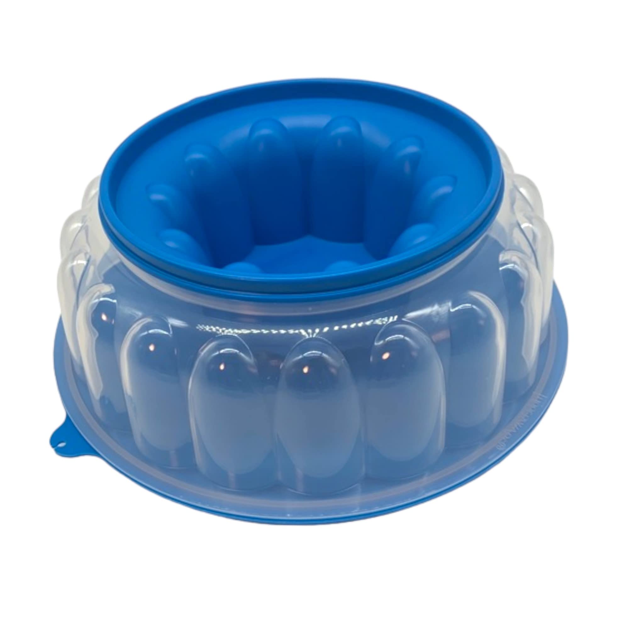 Tupperware Jel Ring Mold Jello Mold Ocean Blue