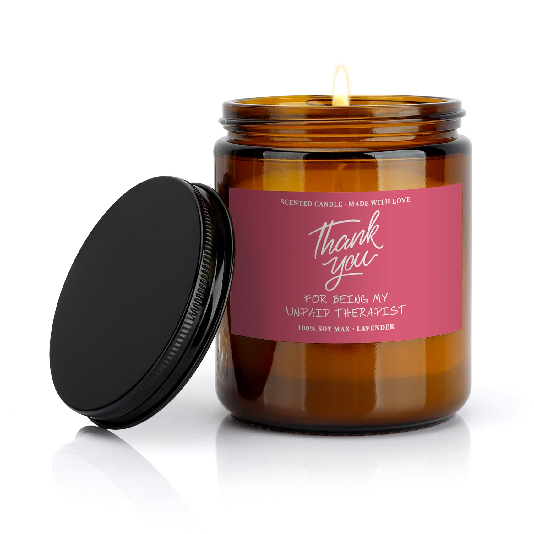 Thank You Gifts for Women,Back to School Gifts,Lavender Scented Candles for Women,Therapist Gifts,Teacher Appreciation Gifts,Bir