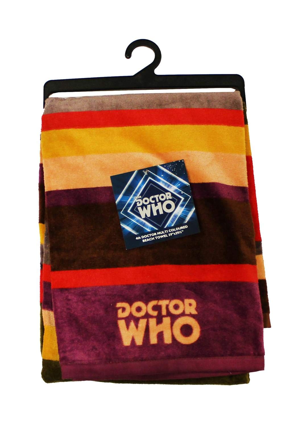 Robe Factory Doctor Who 30''X60'' 4Th Doctor Scarf Beach Towel