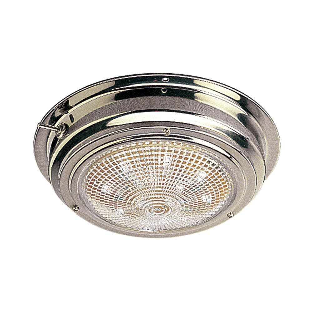 Sea Dog Line 400203-1 LED Stainless Steel Dome Light with 5-Inch Lens, Multicolor
