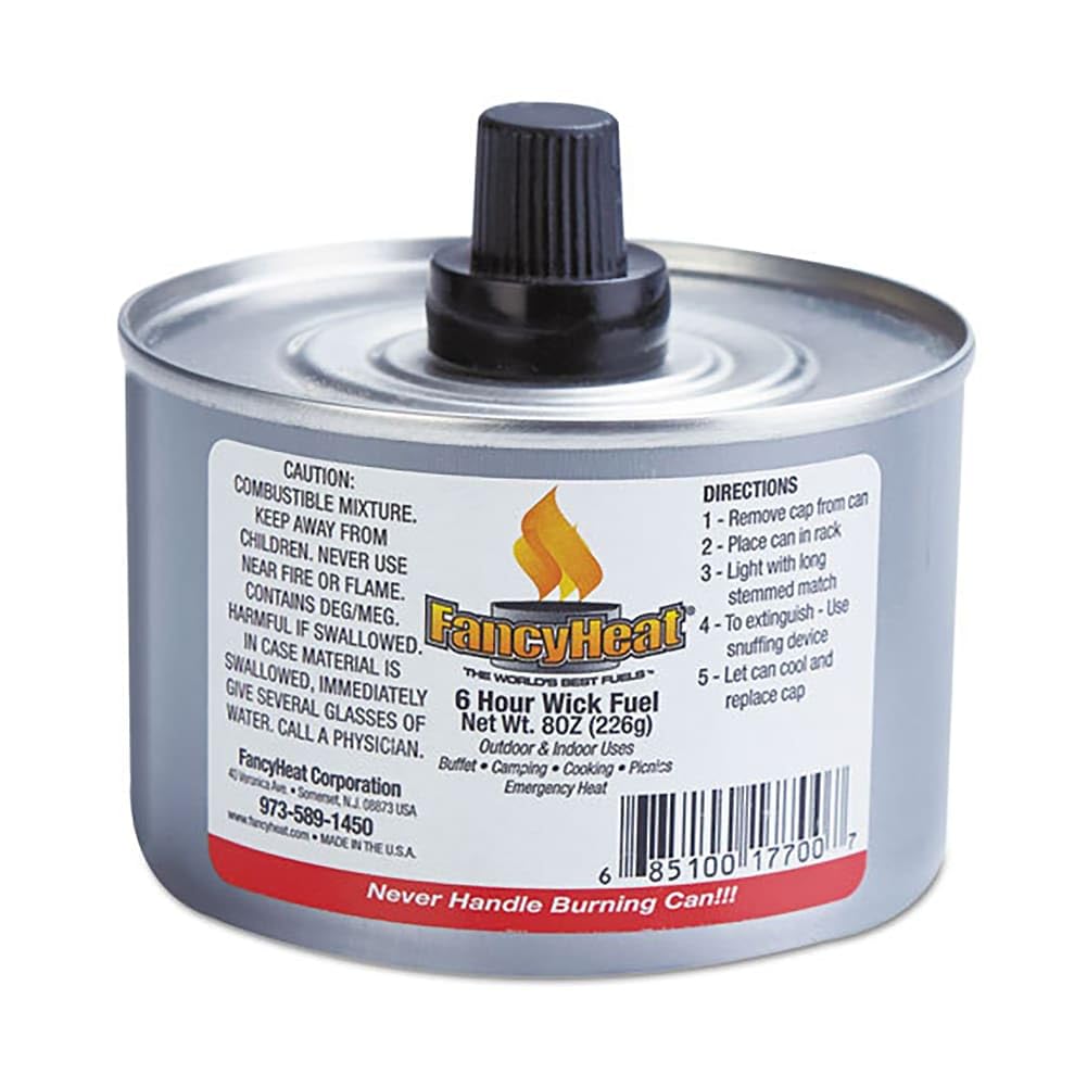 Foodservice Stem Wick 6 Hour Chafing Fuel - 24 / CS