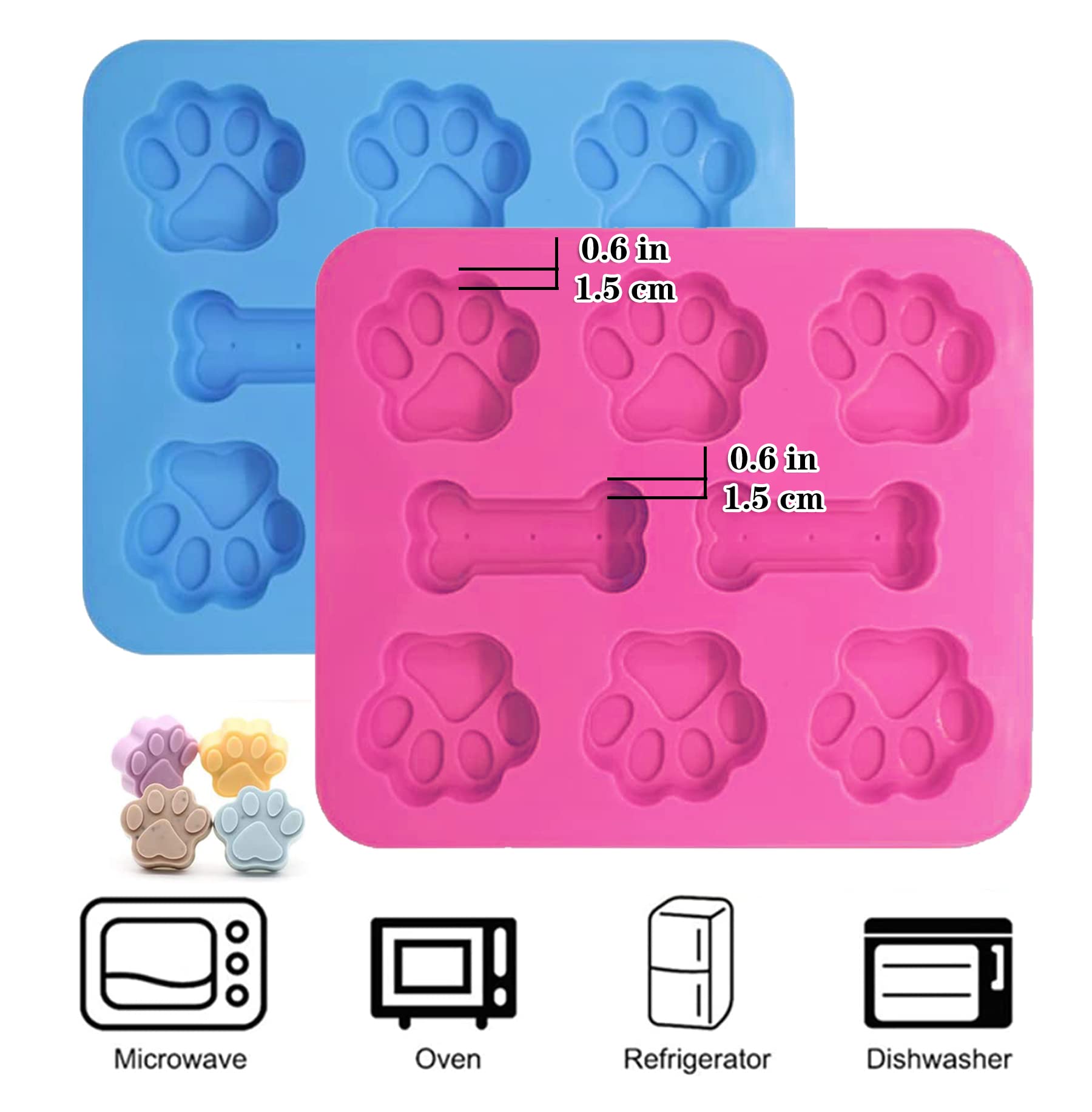 2 In 1 Silicone Molds