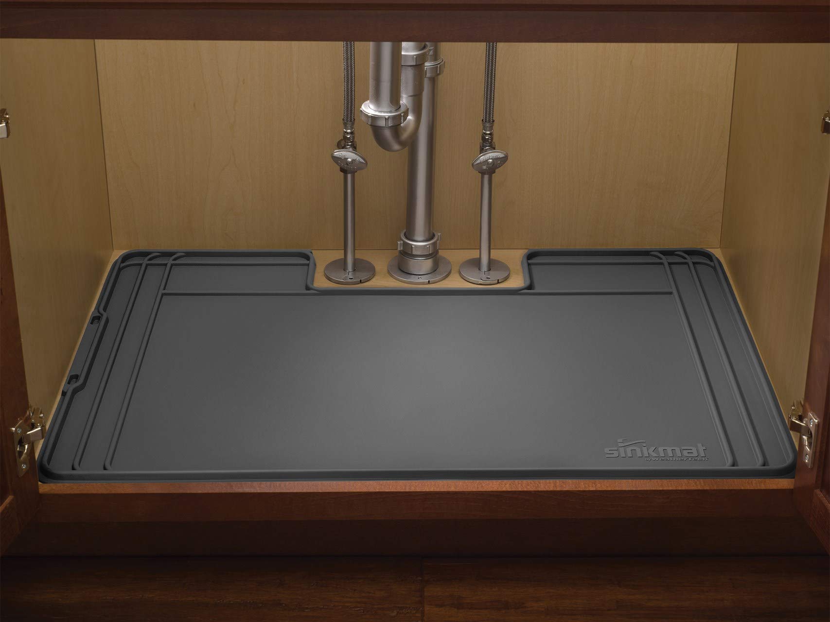 Weathertech Sinkmat - Waterproof Under Sink Liner Mat For Kitchen Bathroom - 34    X 22    Inches - Durable, Flexible Tray - Hom