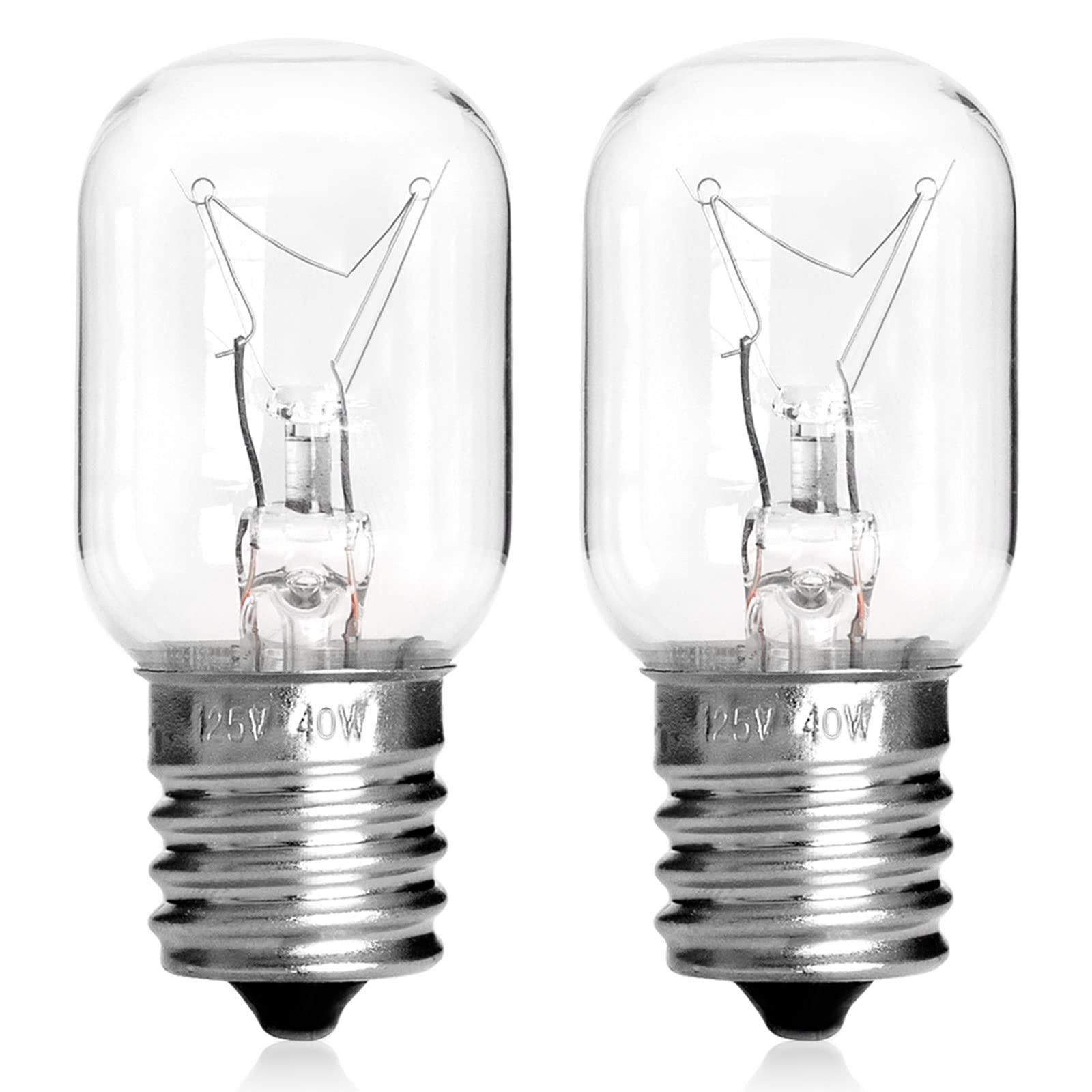 Belleone Microwave Light Bulb For Whirlpool, 8206232A Light Bulbs For Maytag Ge Kenmore Over Range Hood, Kei 125V 40W, Microwave