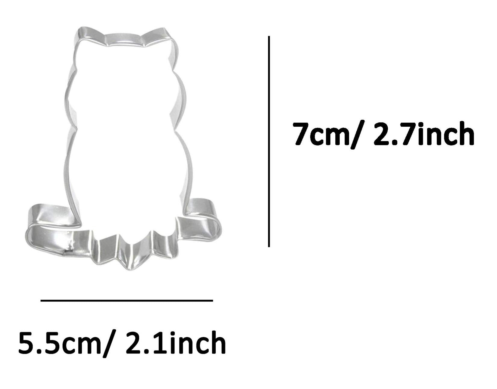 Wjsyshop Owl On Tree Shaped Cookie Cutter