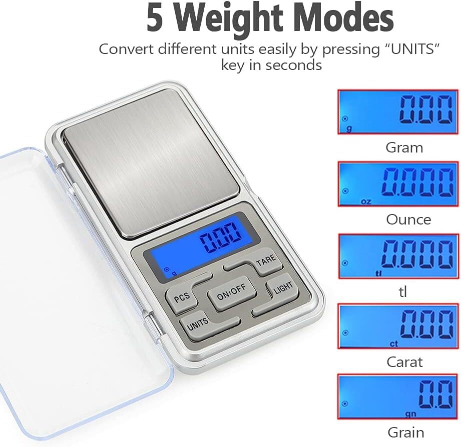 Outdazzle- Pocket Weight Machine | Weight Machine For Gold | Jewellery Scale | Pocket Weight Scale Digital | Pocket Weighing Sca