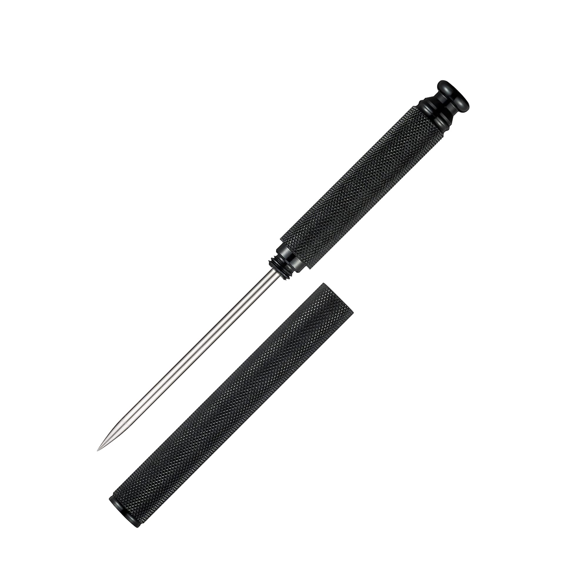 Stainless Steel Ice Pick With Safety Cover, Pick Tool For Breaking Ice, Non-Slip Antiskid Handle For Easy To Grip (Black)