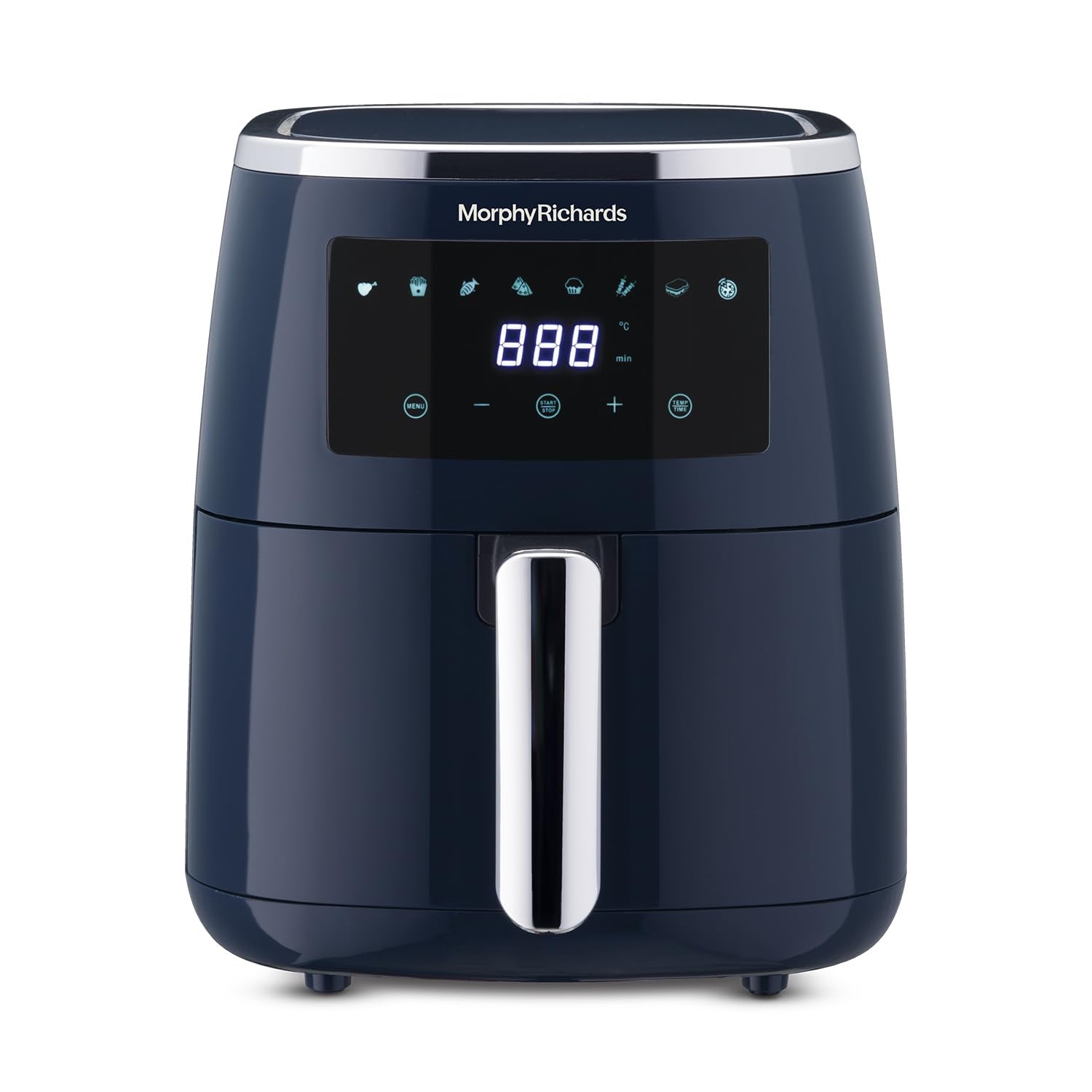 Morphy Richards Crisp Pro 5L Digital Air Fryer (510067) | 1500W | Dual Fan Tech | 8 Preset Menus | Adjustable Temp & Timer | Non