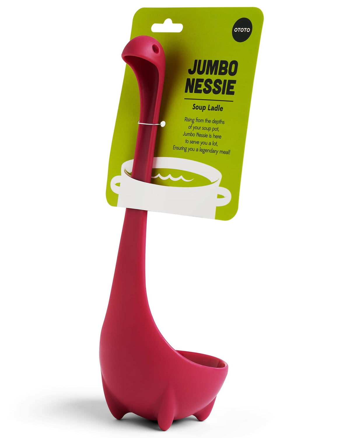 Ototo The Original Nessie Ladle - Soup Ladle, Funny Gadgets, Loch Ness Design, Cooking Gifts For Mom - Cute And Practical Kitche