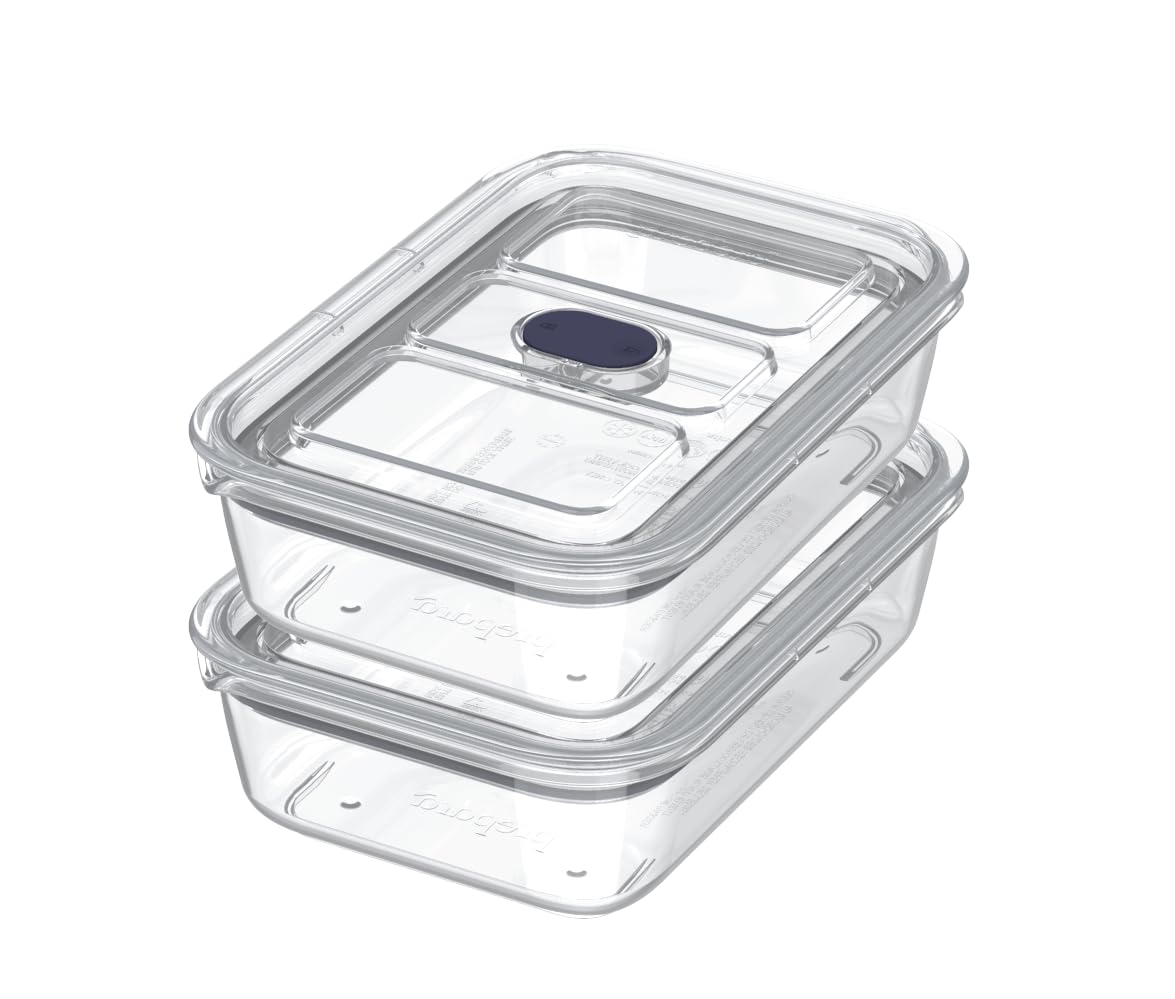 LatchLok Click 4.3 Cup Food Storage Container, Set of 2, Storm