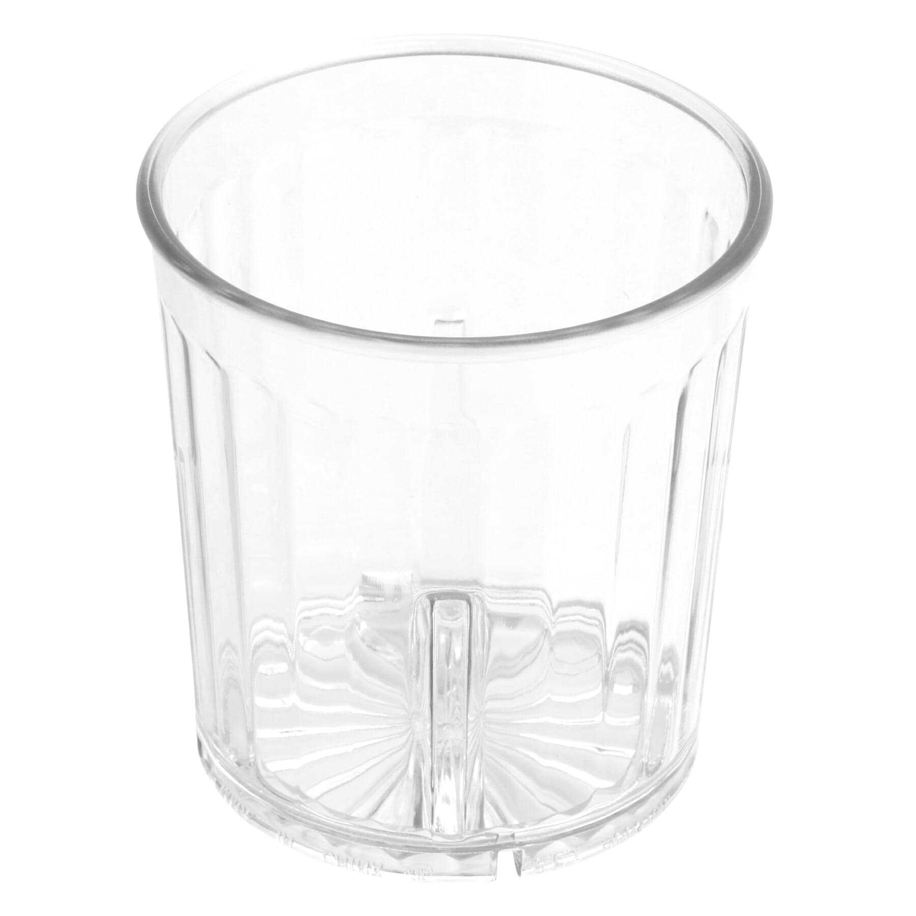 G.E.T. 8809-1-CL Heavy-Duty Shatterproof Plastic Faceted Tumblers, 9 Ounce, Clear (Set of 12)