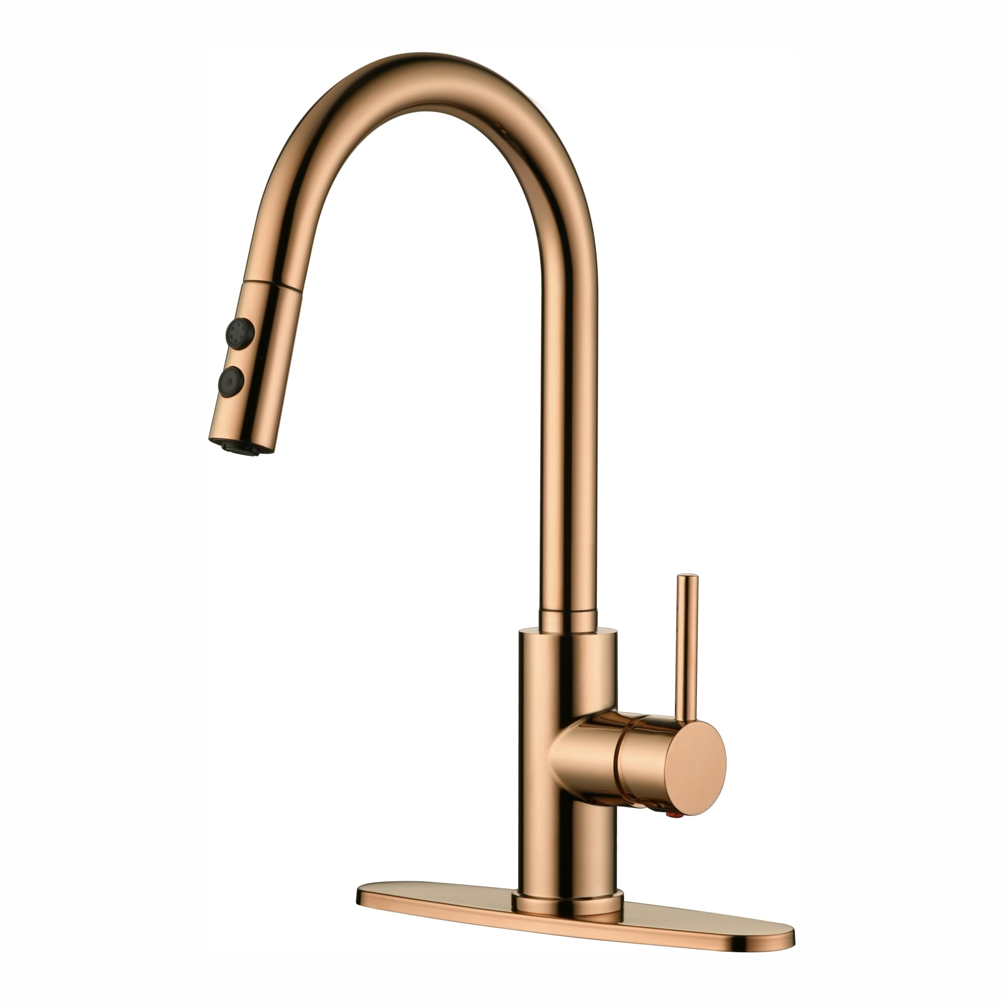 RULIA Copper Rose Gold Kitchen Faucet  Kitchen Sink Faucet  Sink Faucet  Pull-Down Kitchen Faucets  Bar Kitchen Faucet  RV Kitchen Faucet  RB1025