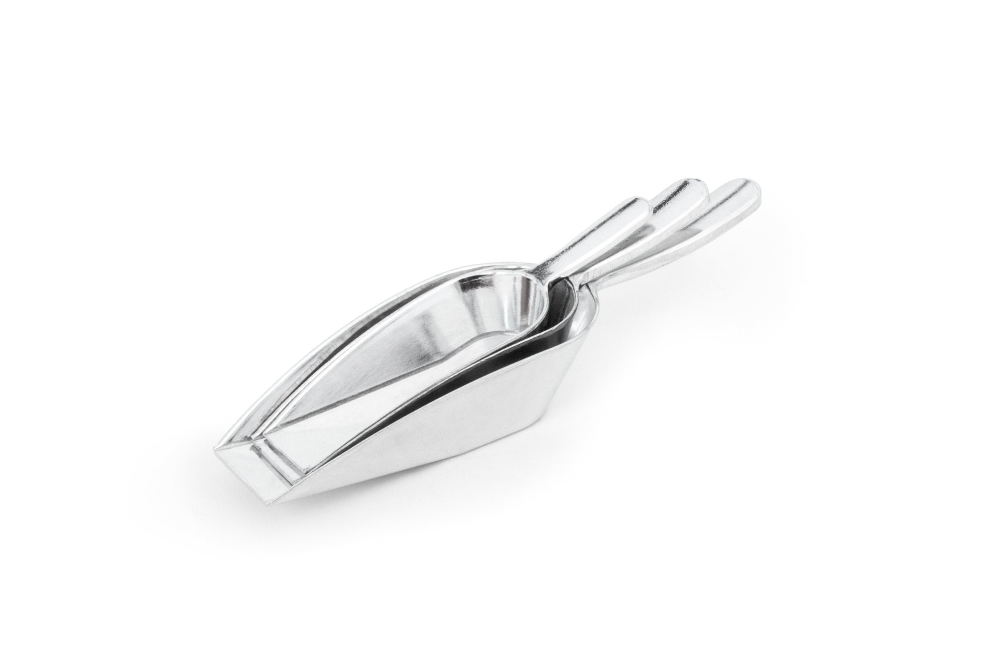 Fox Run Brands Aluminum Ice, 3-Piece Scoop Set, Silver