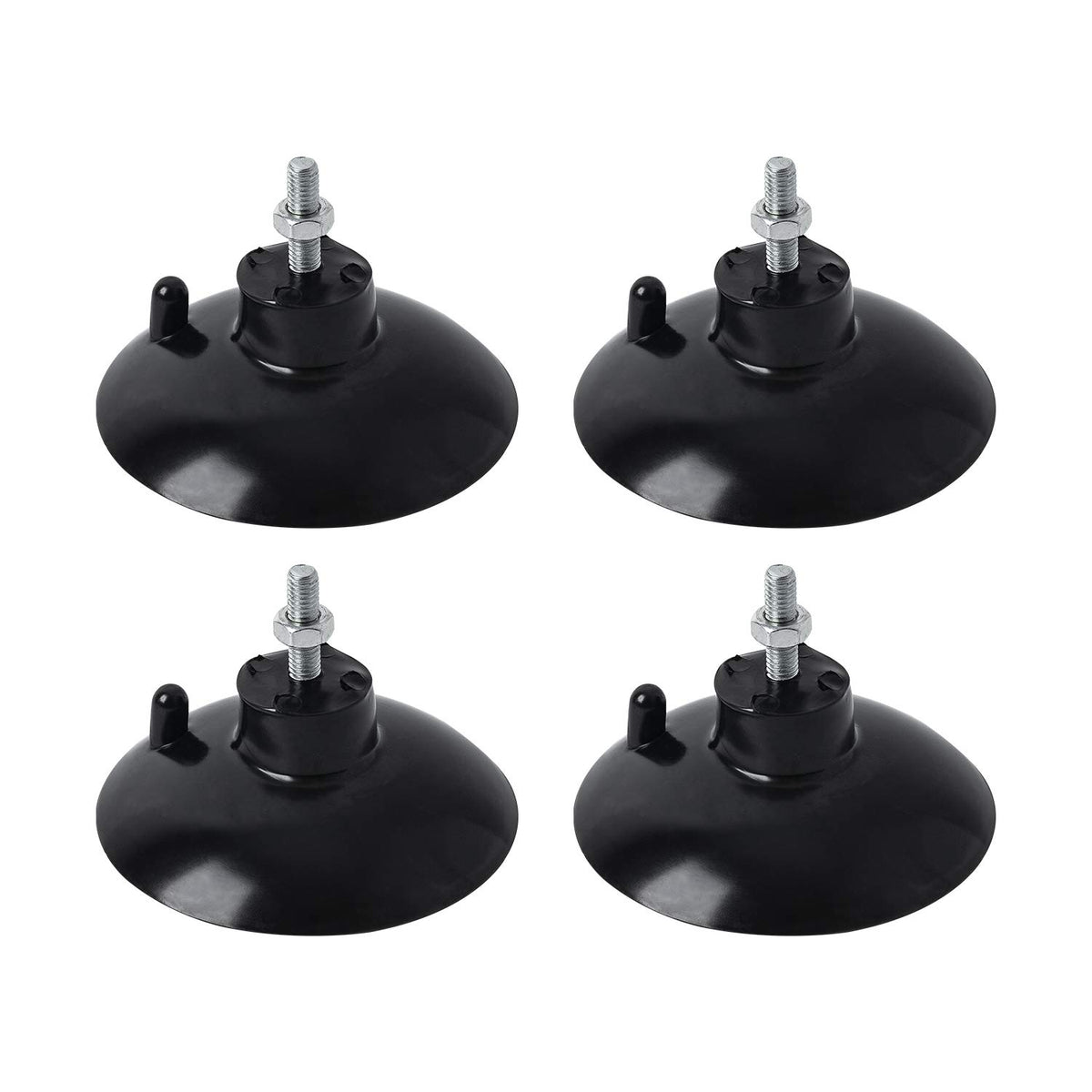 Hstech (4 Pcs) Black French Fry Suction Cup Feet Compatible With Industrial Commercial French Fry Cutter