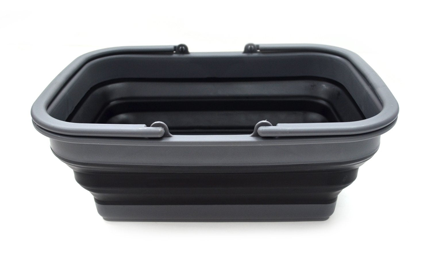 Sammart Sammart 9.2L (2.37Gallon) Collapsible Tub With Handle - Portable Outdoor Picnic Basket/Crater - Foldable Shopping Bag -