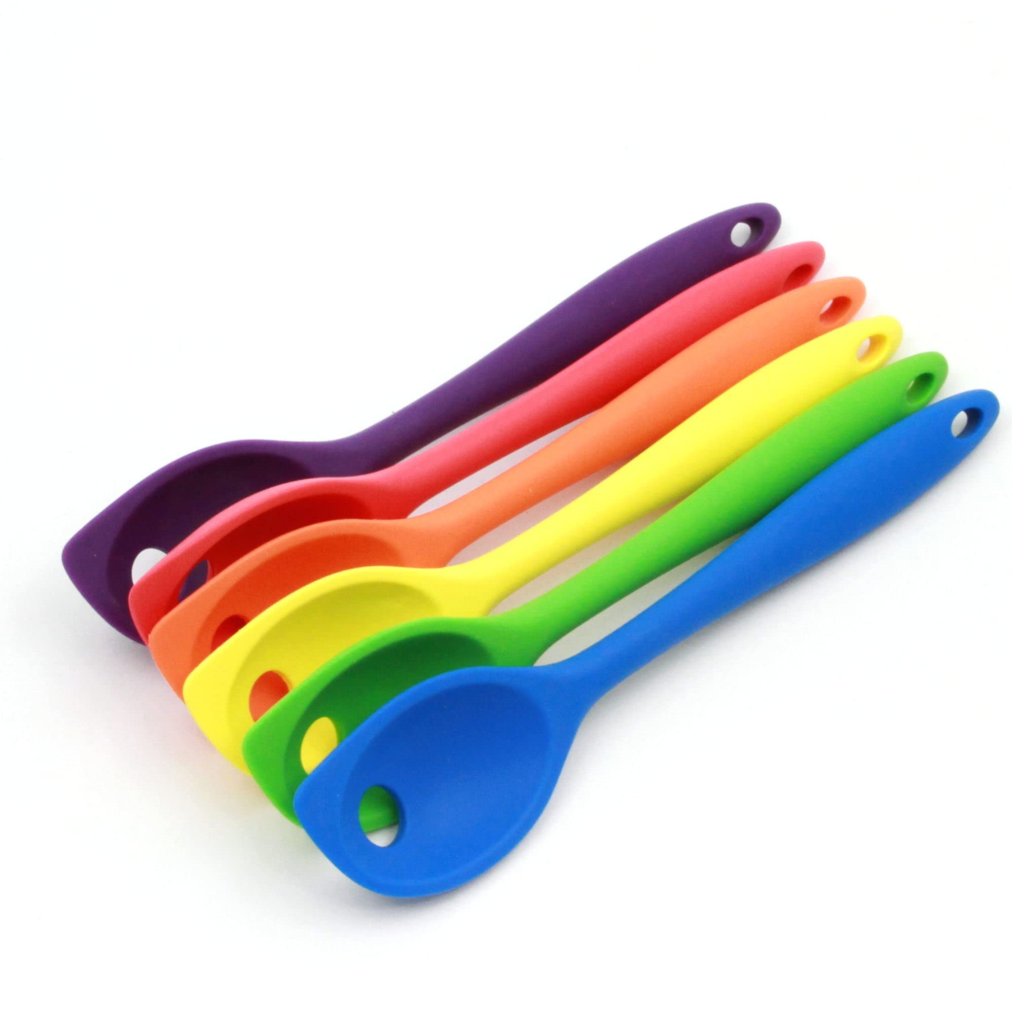 Chef Craft Premium Silicone Mixing Spoon, 11 Inch, Purple