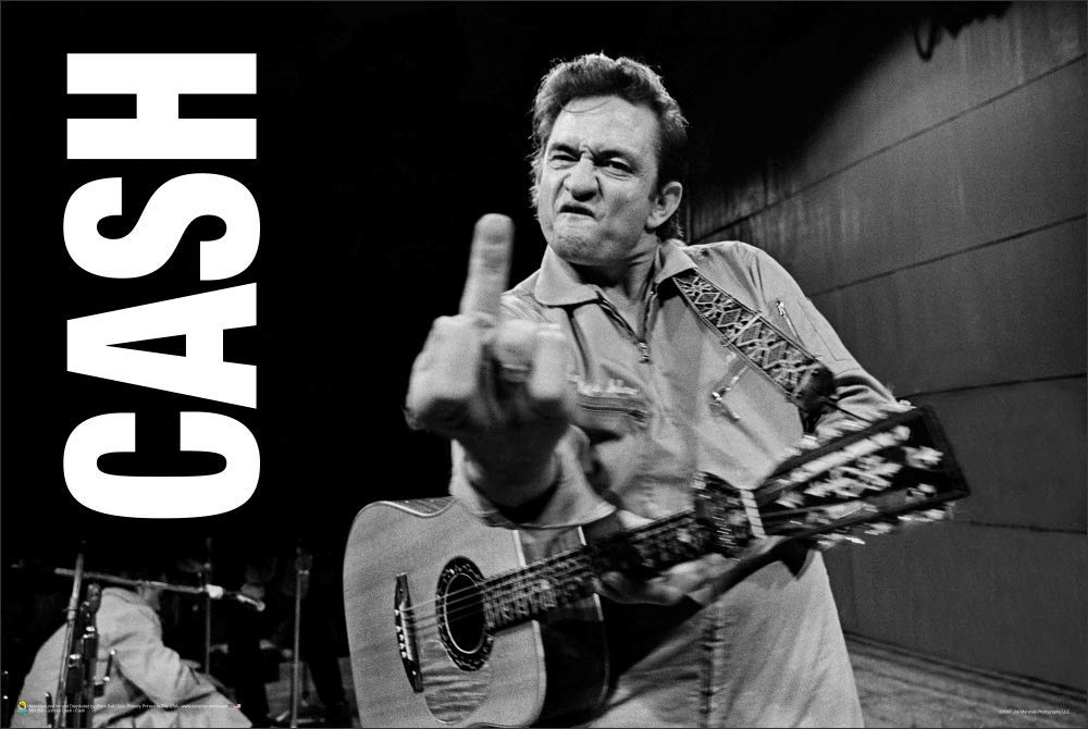 Scorpio Posters Johnny Cash - Cash Poster - Officially Licensed - 36'' X 24''