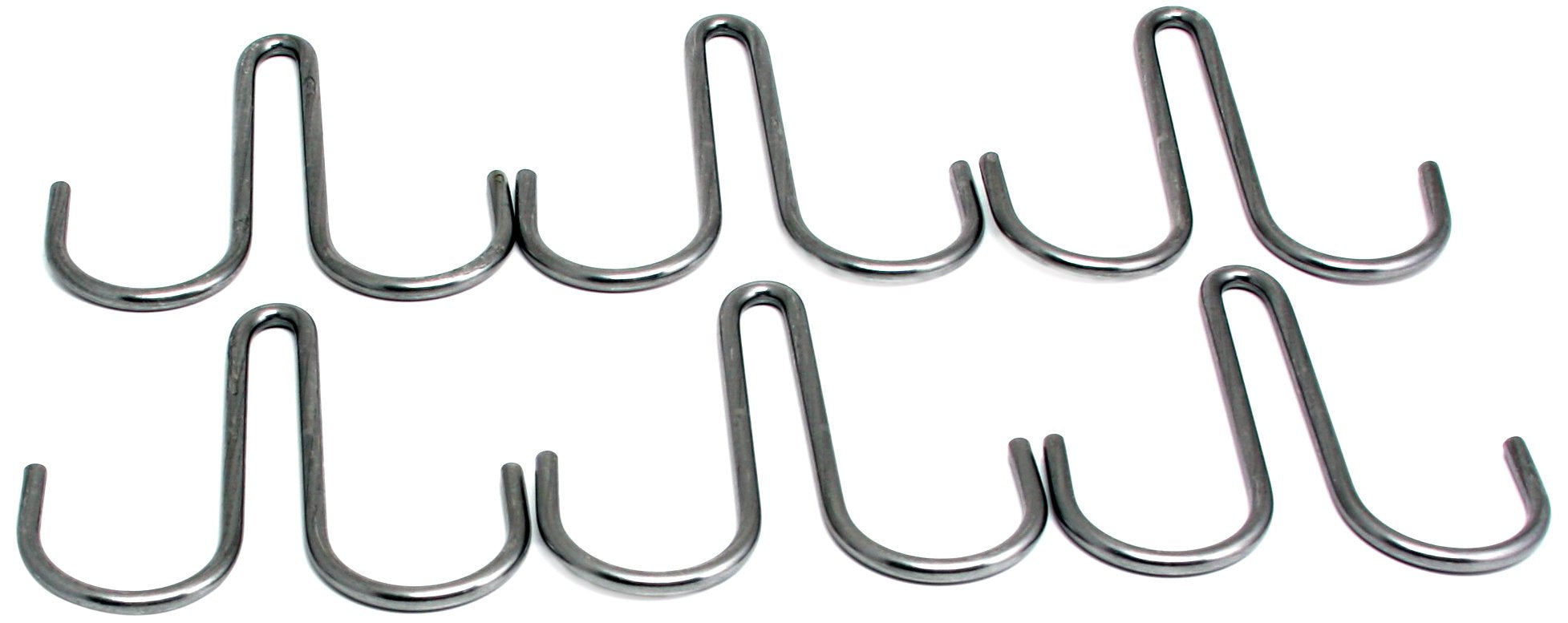 Enclume Twin Hook, Set Of 6, Use With Pot Racks, Hammered Steel