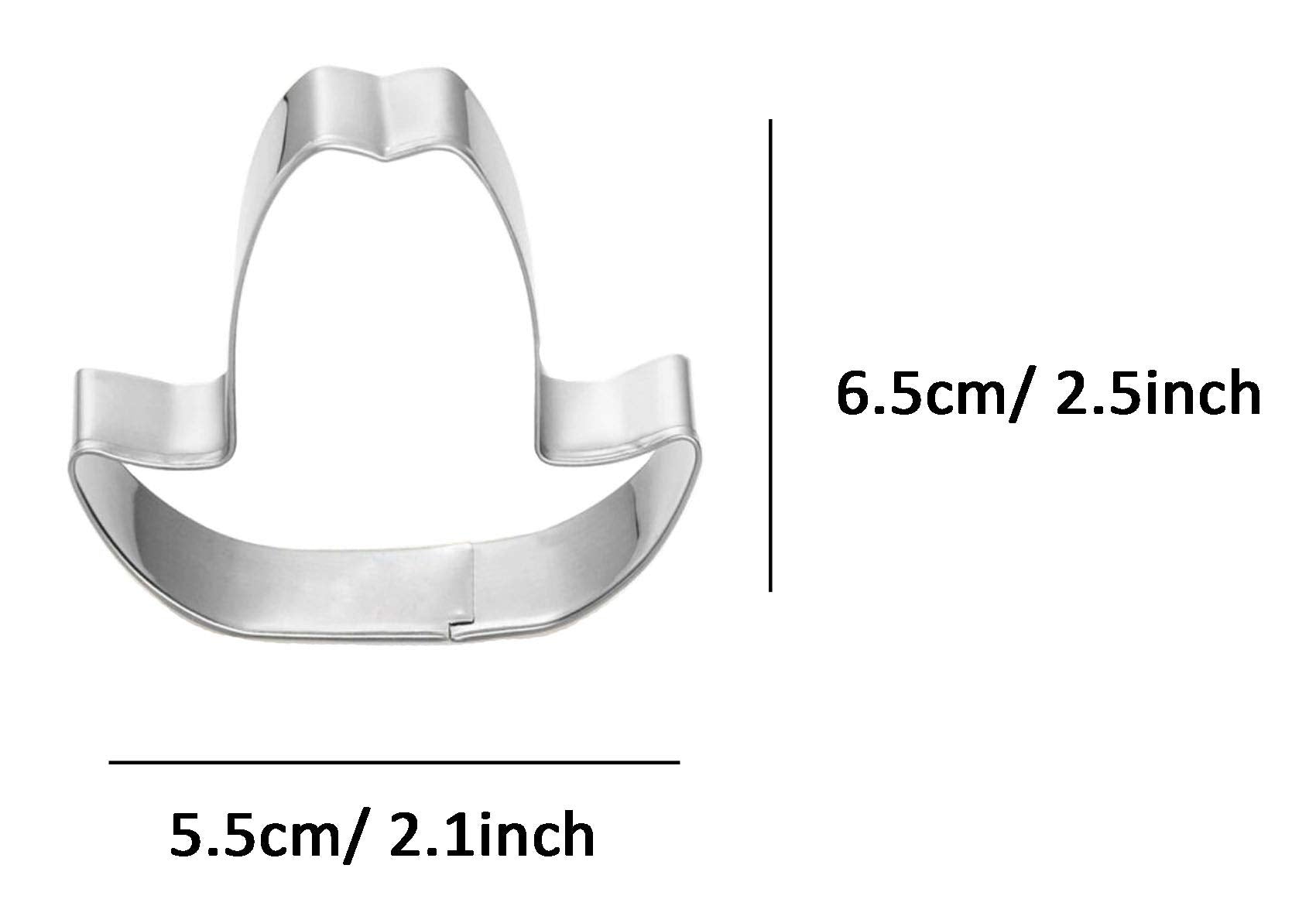 Zdywy Cowboy Hat Cap Shaped Cookie Cutter