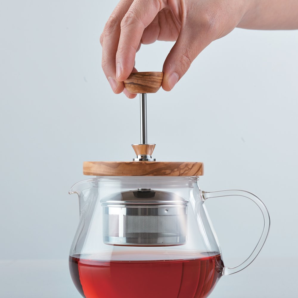 Hario Tioru Wood Tea Kettle, 700Ml