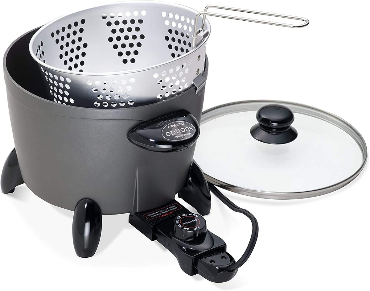 National Presto Ind 06003 Options Multi Cookersteamer - Heavy Cast Aluminum - Quantity 1