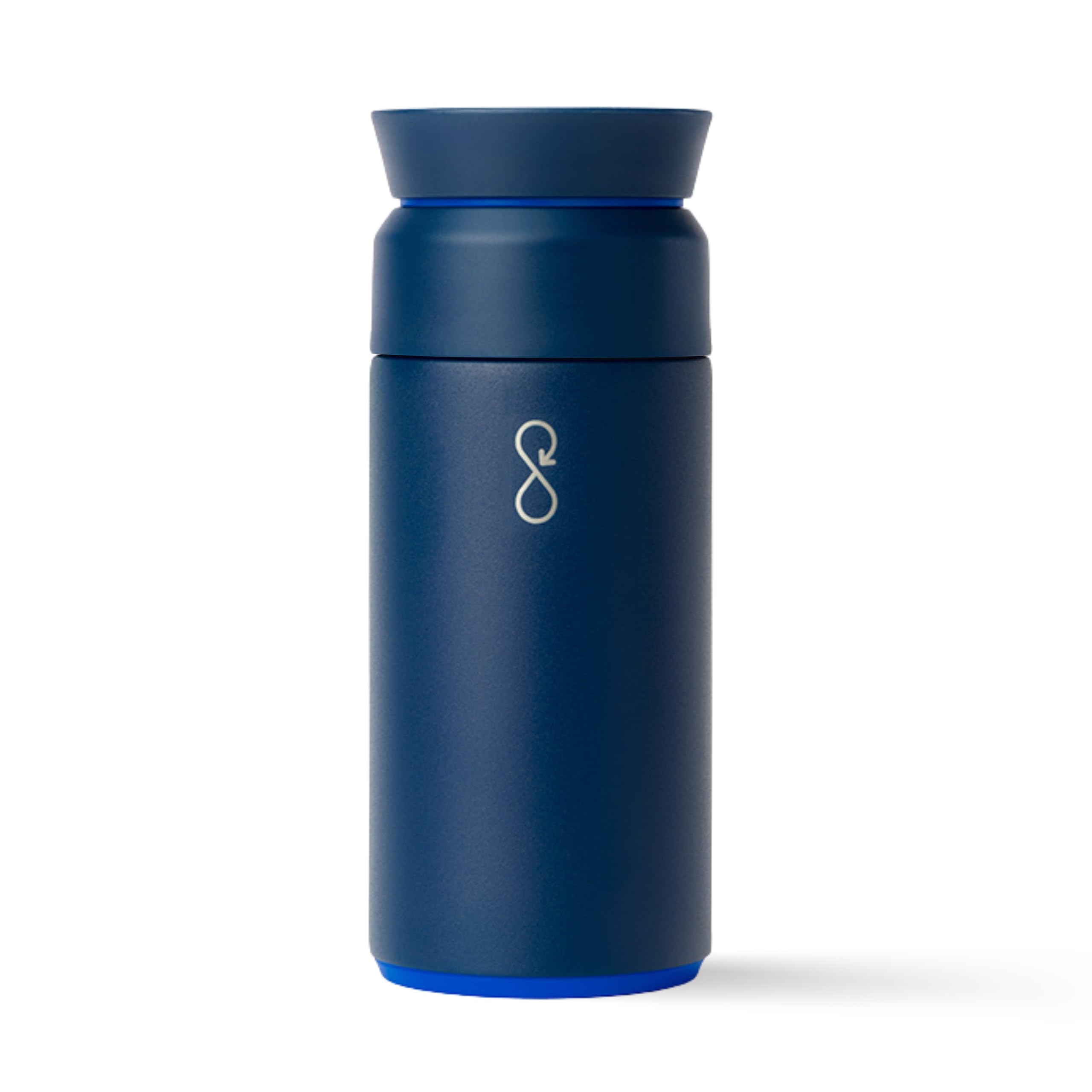 Ocean Bottle - Recycled Stainless Steel Brew Flask - Eco-Friendly & Reusable Bottle - Ocean Blue - 12 oz