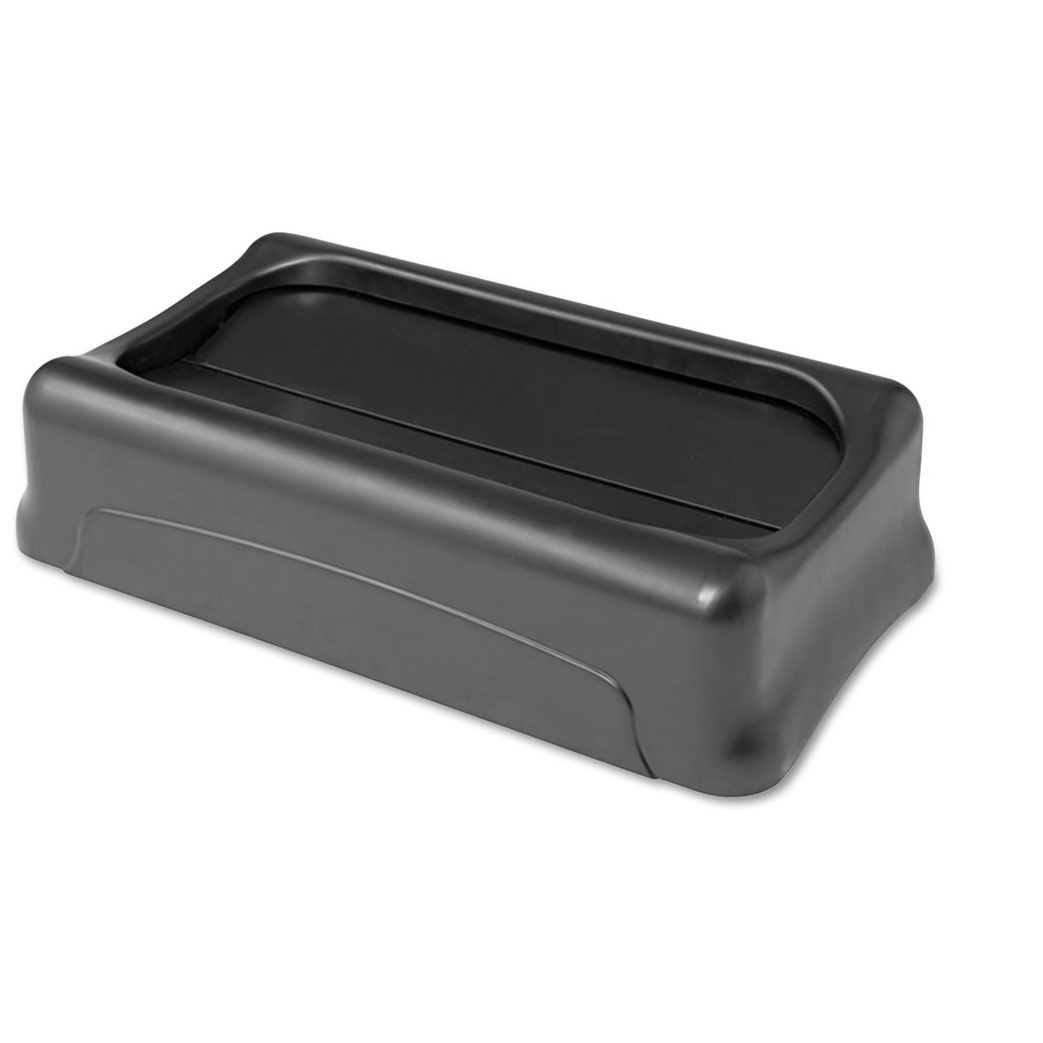 Rubbermaid 267360Bk Swing Top Lid For Slim Jim Waste Containers 11 3/8 X 20 3/8 Plastic Black