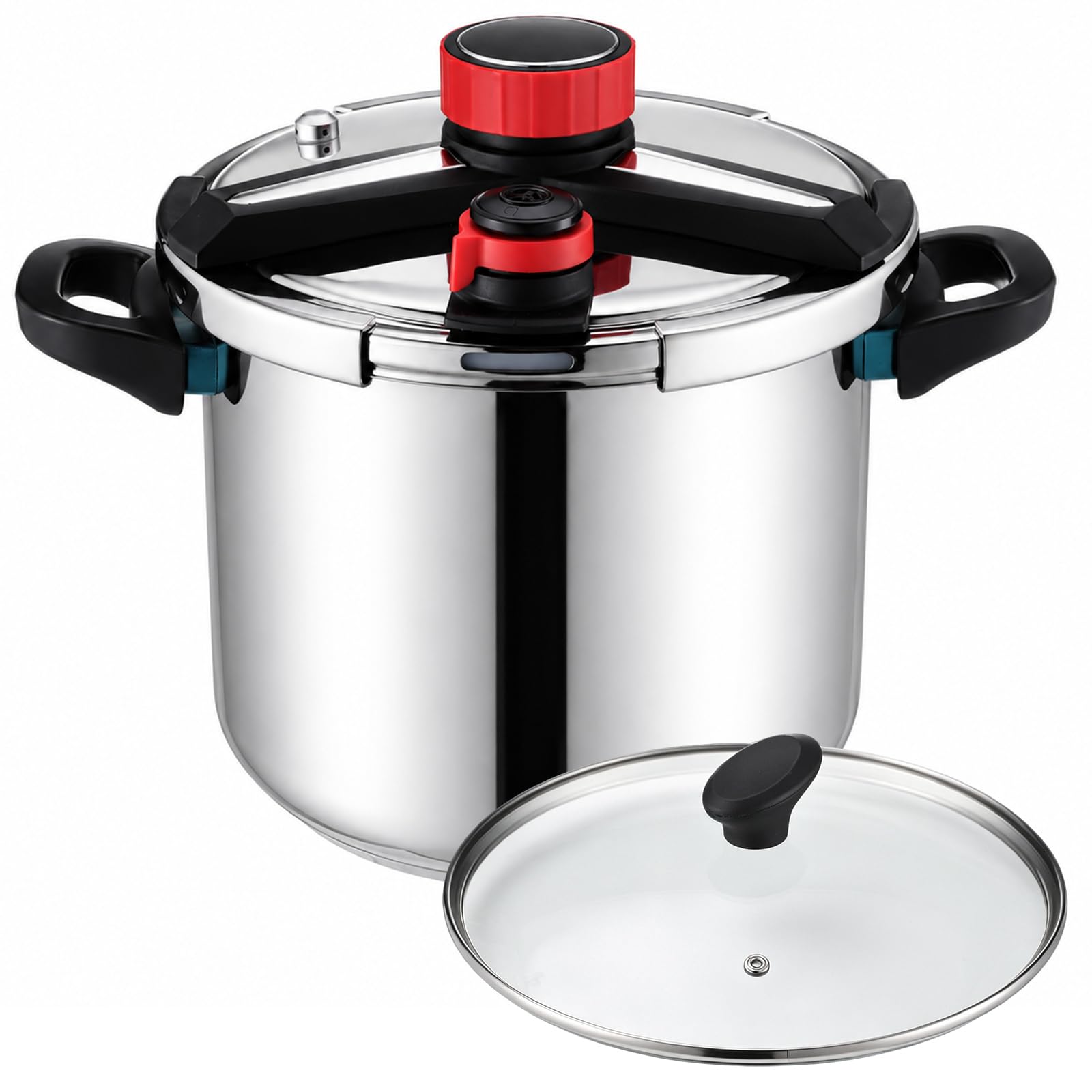 13 Qt Pressure Cooker 316 Stainless Steel Includes a Glass Lid