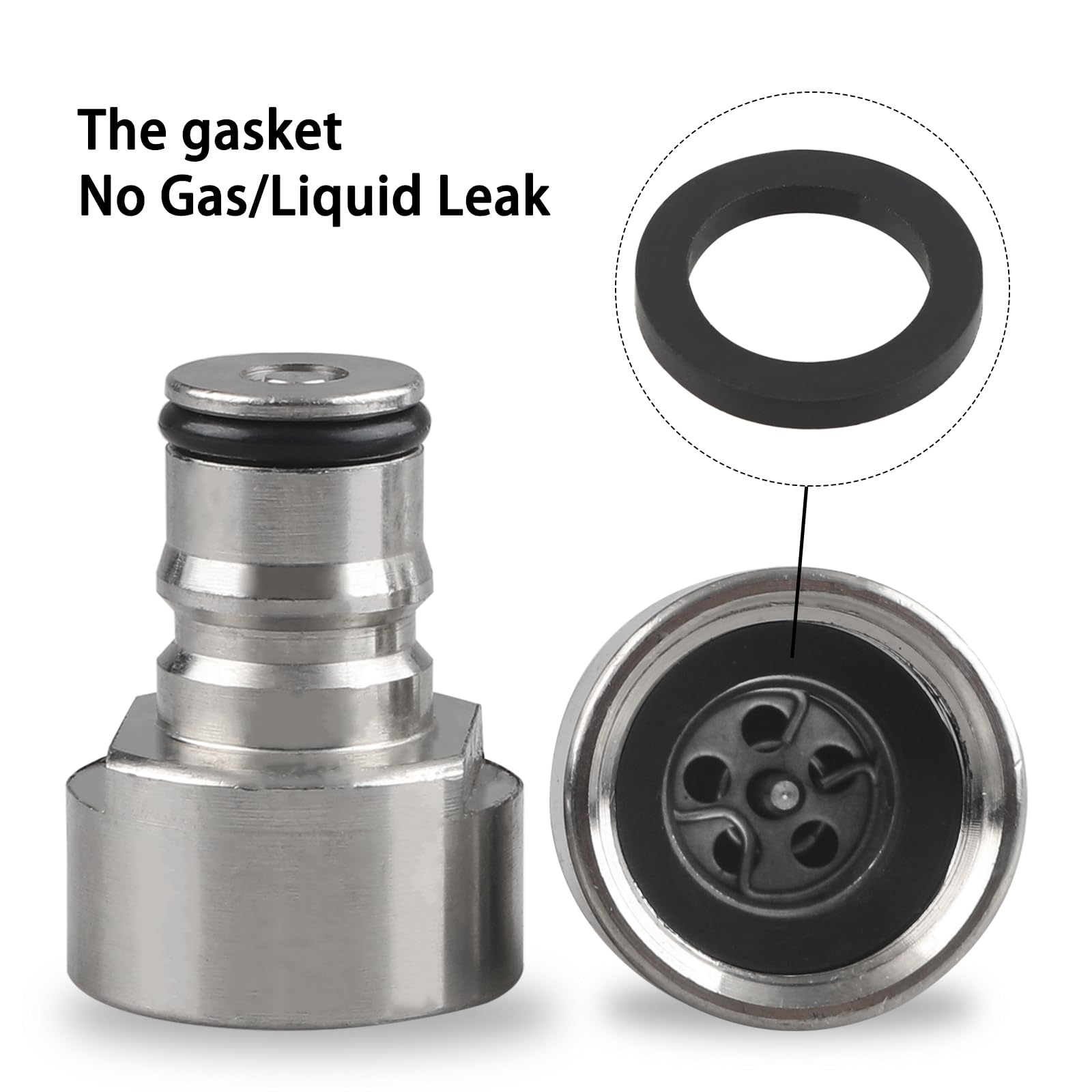 Ball Lock Keg Coupler Adatper - Luckeg Brand Sankey To Ball Lock Quick Disconnect Conversion Kit, Work With Homebrew A D S G Typ