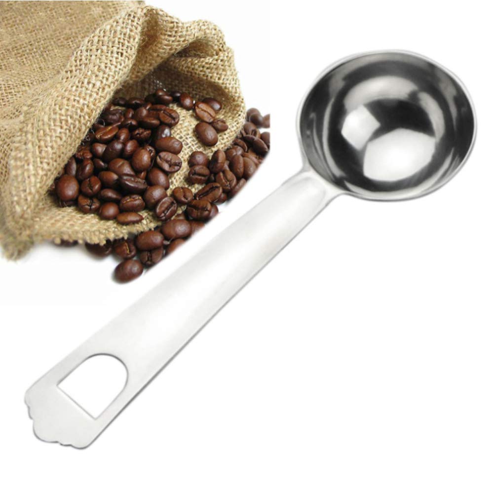 Hemoton Stainless Steel Measuring Spoon - 20ML, Long Handle, Easy to Clean, Silver, for Milk Powder, Liquid & Spice