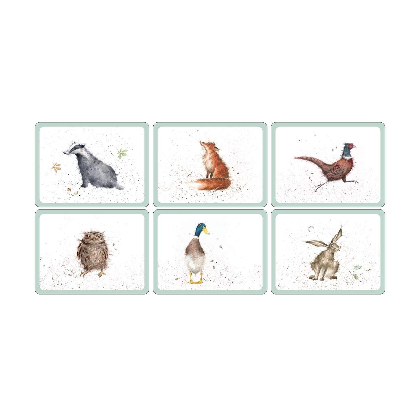 Pimpernel Wrendale Placemats - Set Of 6