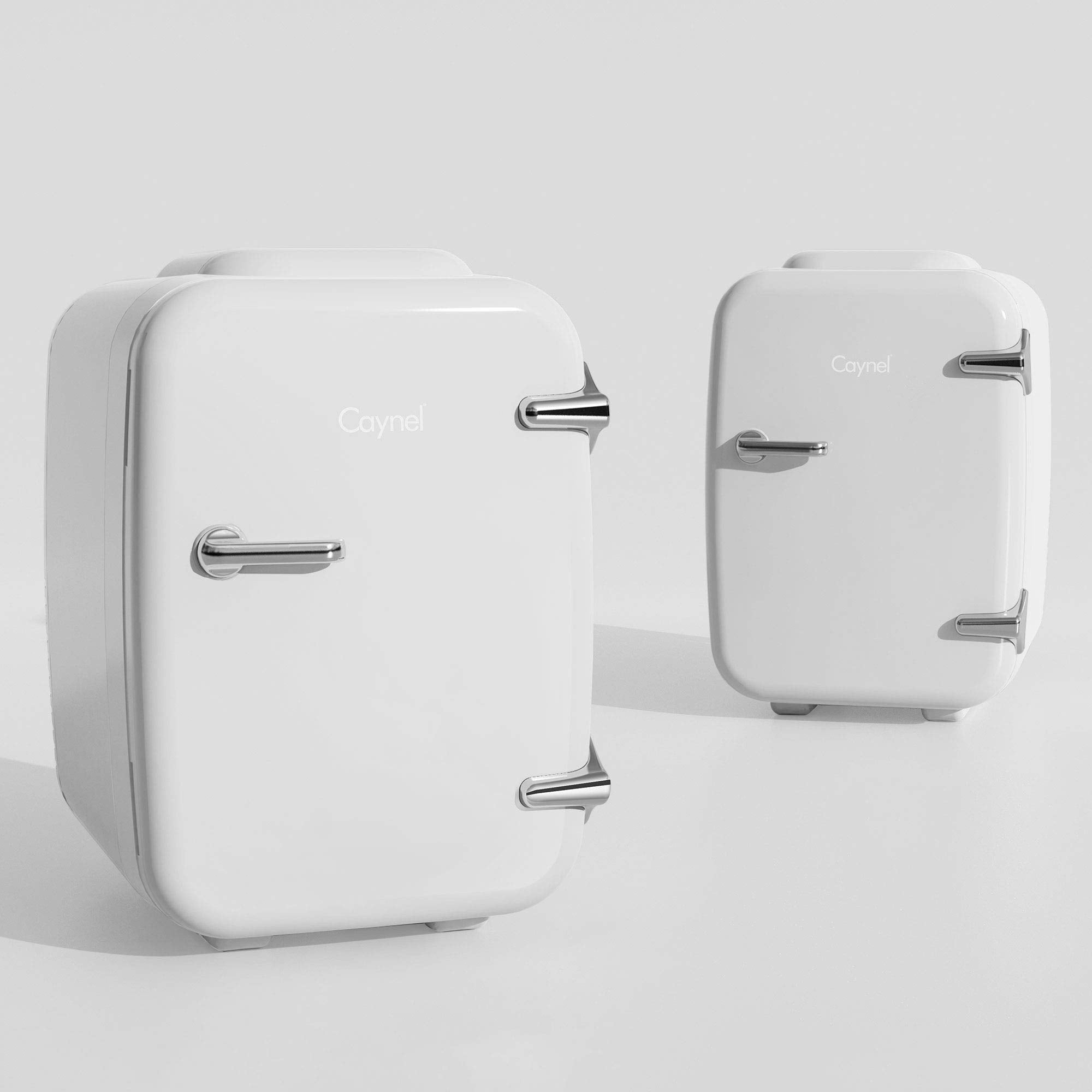 Caynel Mini Fridge Cooler And Warmer, (4Liter / 6Can) Portable Compact Personal Fridge, Ac/Dc Thermoelectric System, 100% Freon-