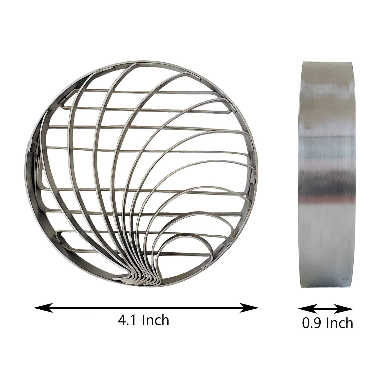 Concha Cutter Mexican Bread Mold Made Of Stainless Steel 4.1 Inch  Concha Stamp Two Sided Mold For Pan Dulce Mexicano Cortadora De Pan  Bread Shape Cutter Concha Pillow