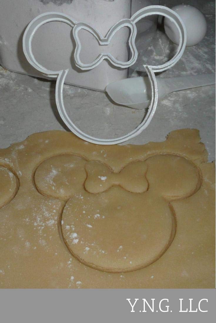 Themed Magical Mouse Head With Bow Character Cookie Cutter Made In Usa Pr308
