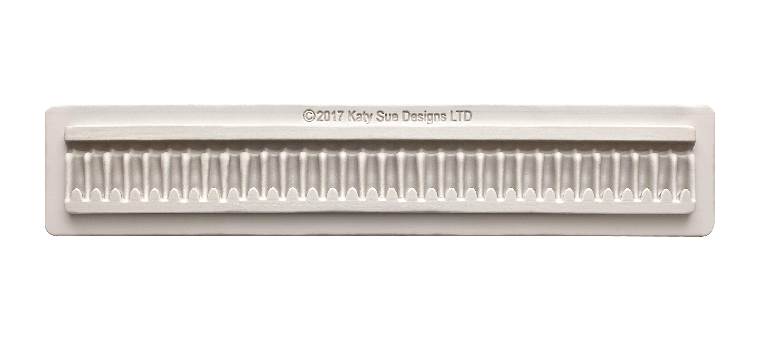 Katy Sue Small Ruffle Silicone Mold For Lambeth Style Cake Decorating - Ruffle Size 7.9 X 0.7 X 0.2 Inches
