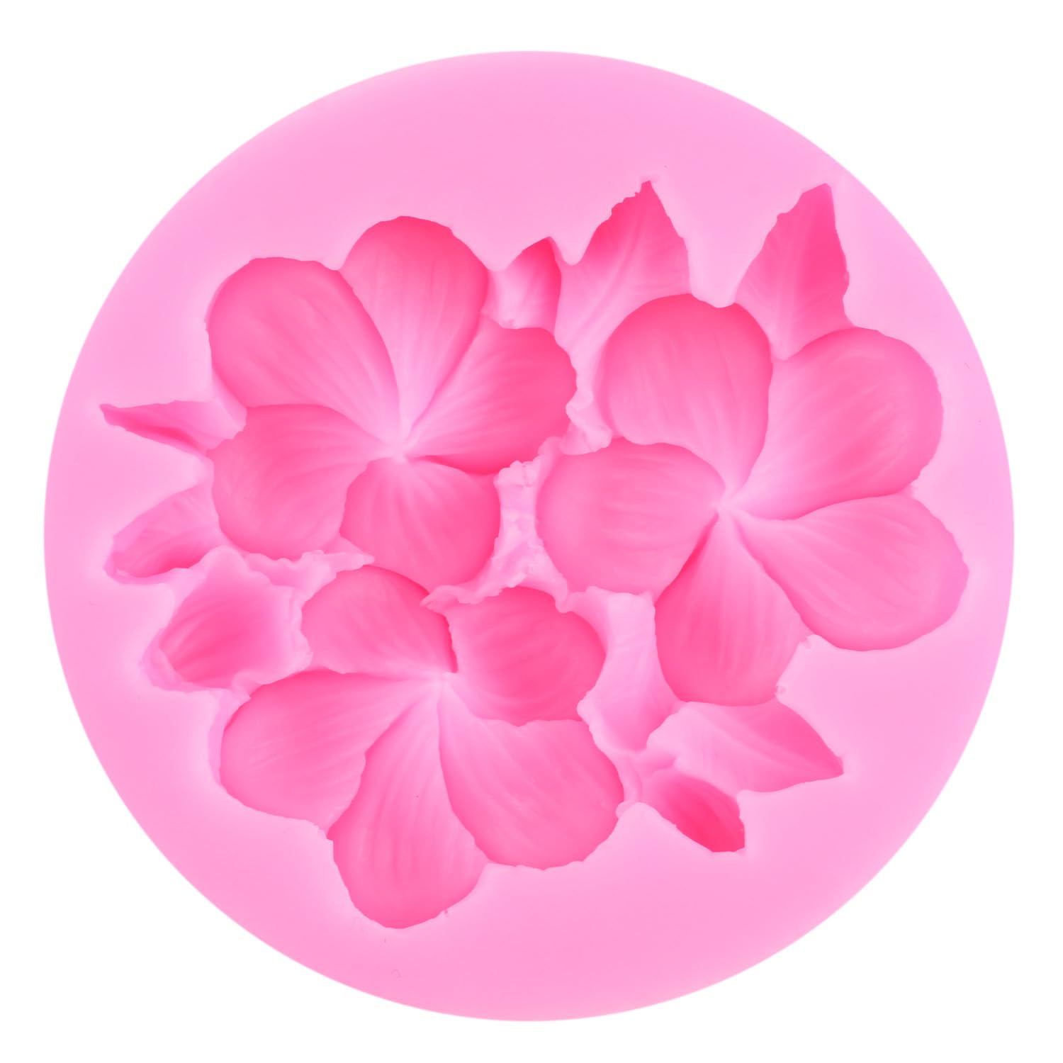 Zixiang Flower Silicone Molds Hibiscus Plumeria Rose Flower Fondant Silicone Molds For Cake Decorating Cupcake Topper Polymer Cl